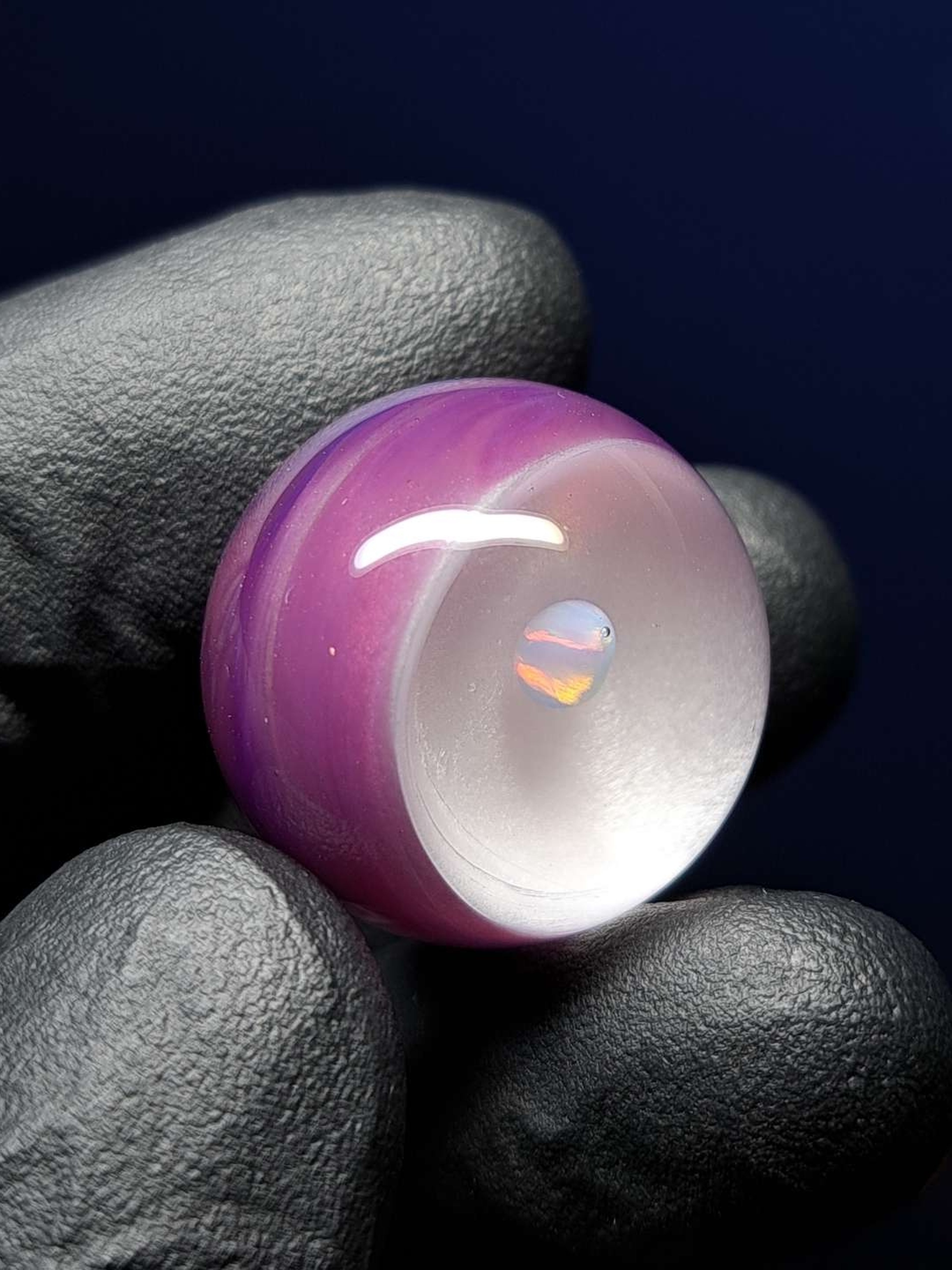 Opal marble purple and satin UV 22mm image 0