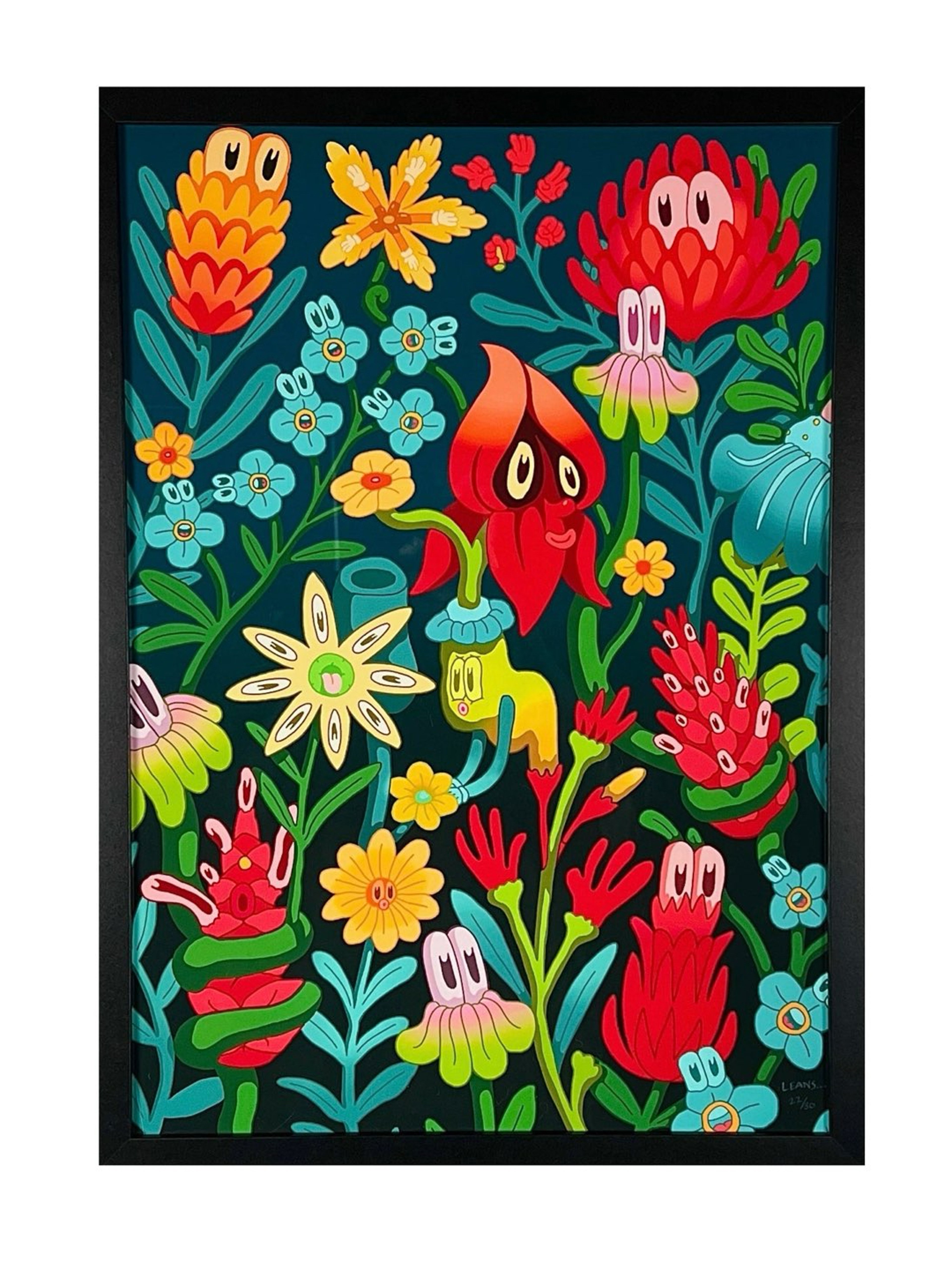 Leans "Flower Power" Print (Large) image 0