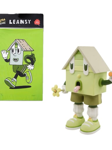 Preview pic of Leans “Leansy Sport” Sculpture & 1/1 Original Drawing