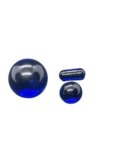 Preview pic of Marble Terp Slurper Pearls Set - Blue