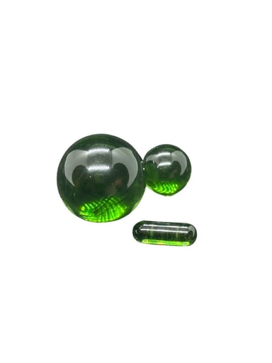 Preview pic of Marble Terp Slurper Pearls Set Green