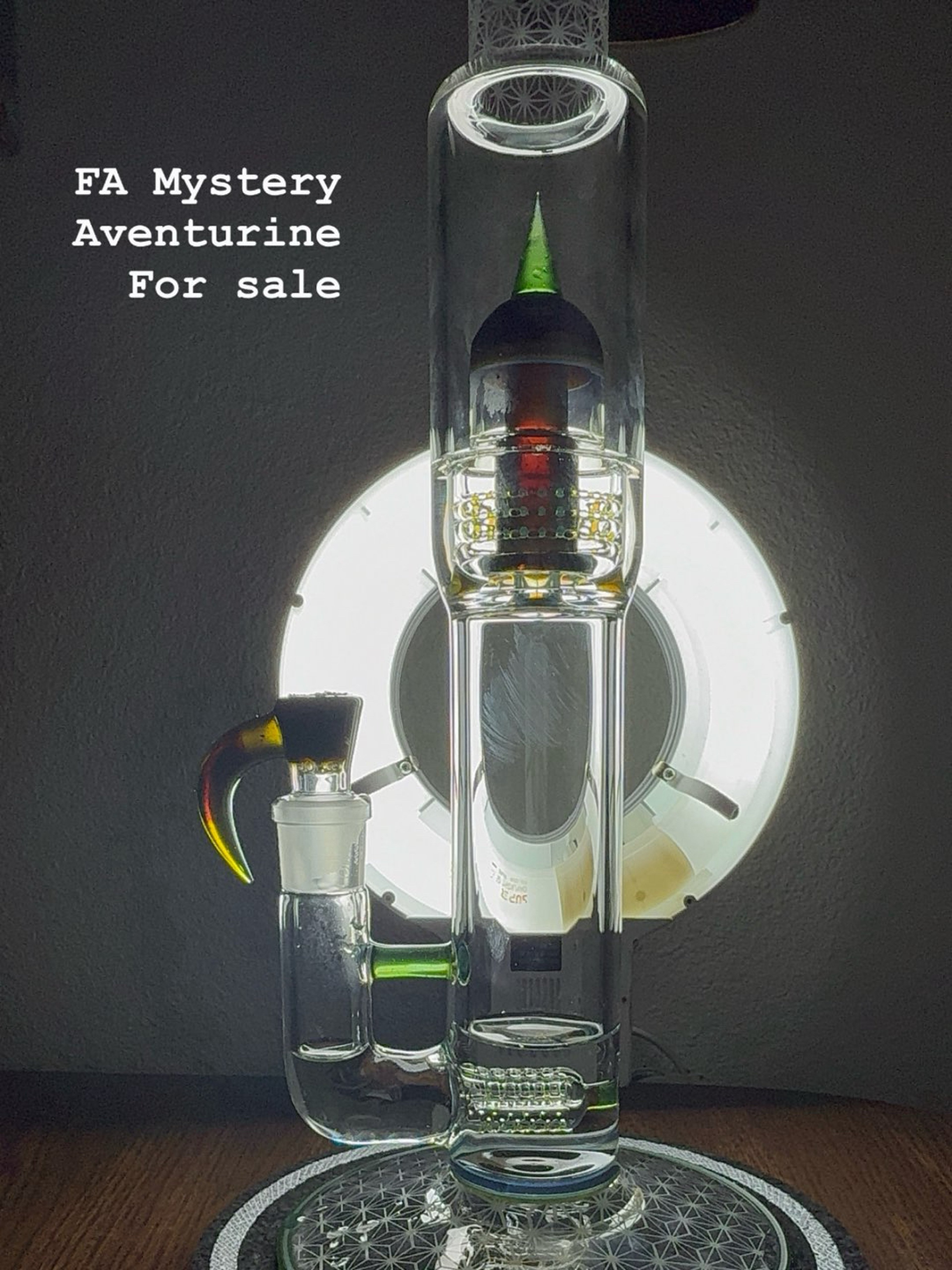 Preview pic of Mystery Aventurine FA 3 line to grid dome