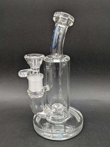 Preview pic of TAG - 8" BENT NECK FIXED SUPER SLIT PUCK 44X4MM | BLUE SLYME