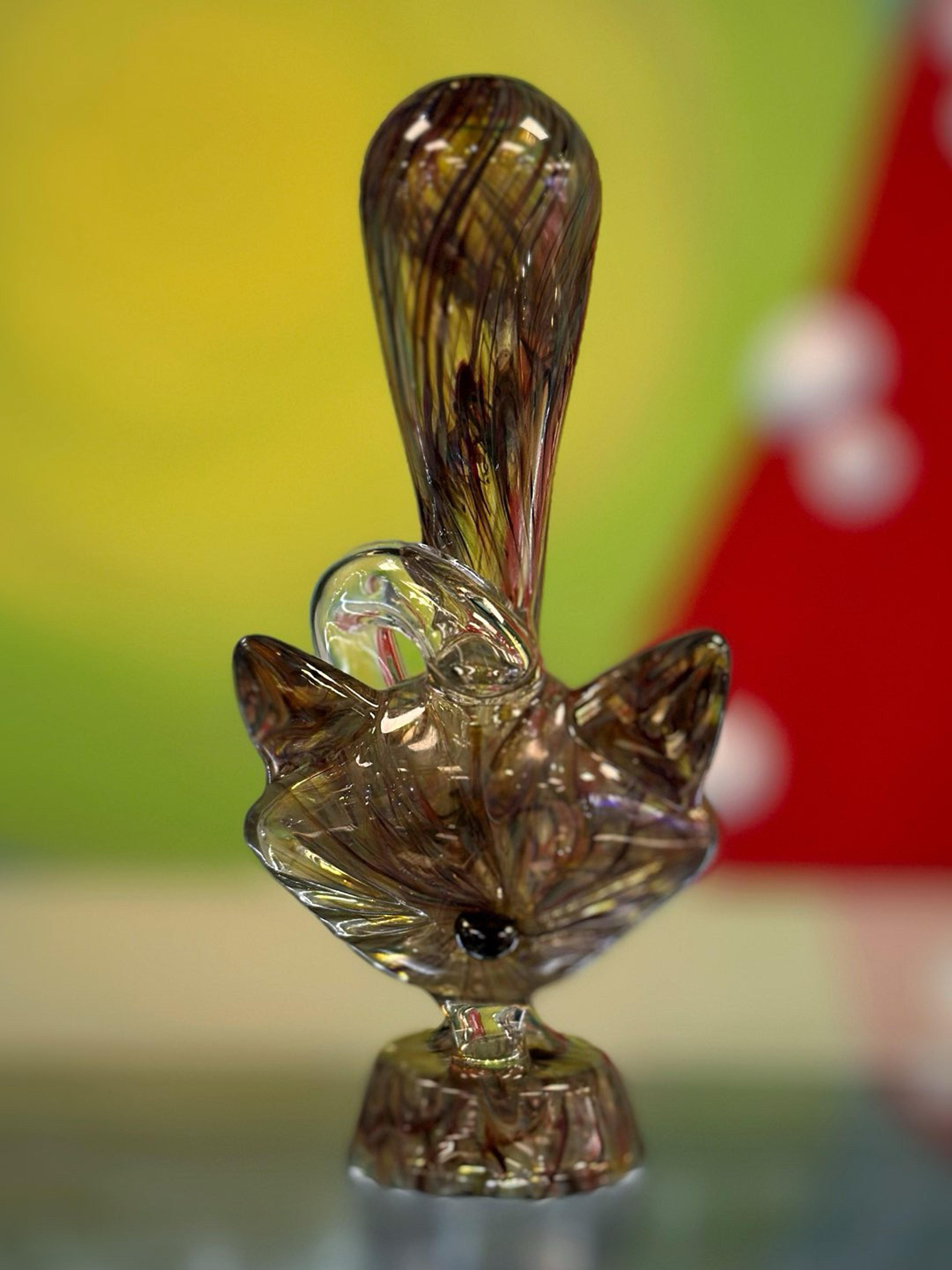 Preview pic of EXOTIC ELECTRUM KITTY RECYCLER - PUFFCO ATTACHMENT - @ cicikittyglass