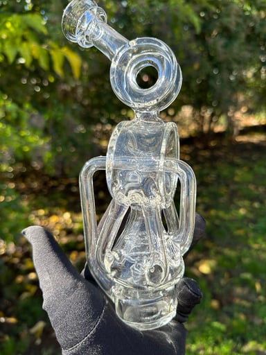 Preview pic of Maxedoutglass Quad Drain Puffco Peak Recycler Top