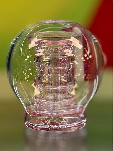 Preview pic of (UV) PINK PROTON ORB - PUFFCO ATTACHMENT - @ flexerjones