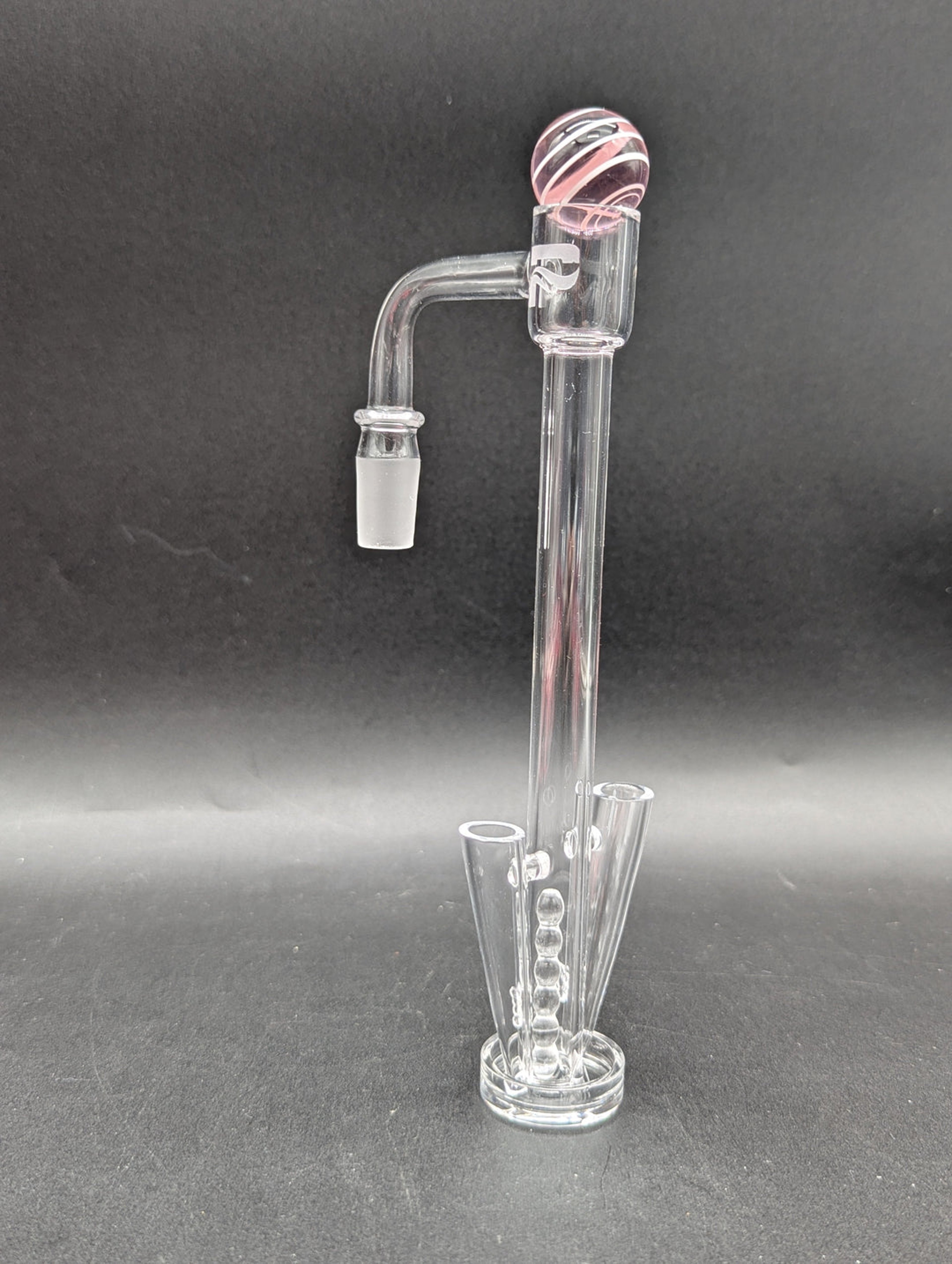 Preview pic of PULSAR XXL TERP SLURP DUAL SIDE FUNNEL QUARTZ BANGER SET | 7" | 14M 90 DEGREE