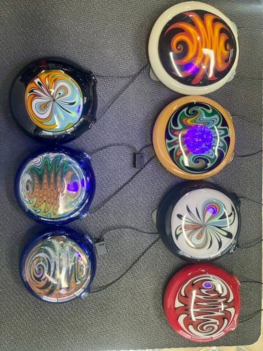 Preview pic of B Town Glass UV Wig Wag Pendants