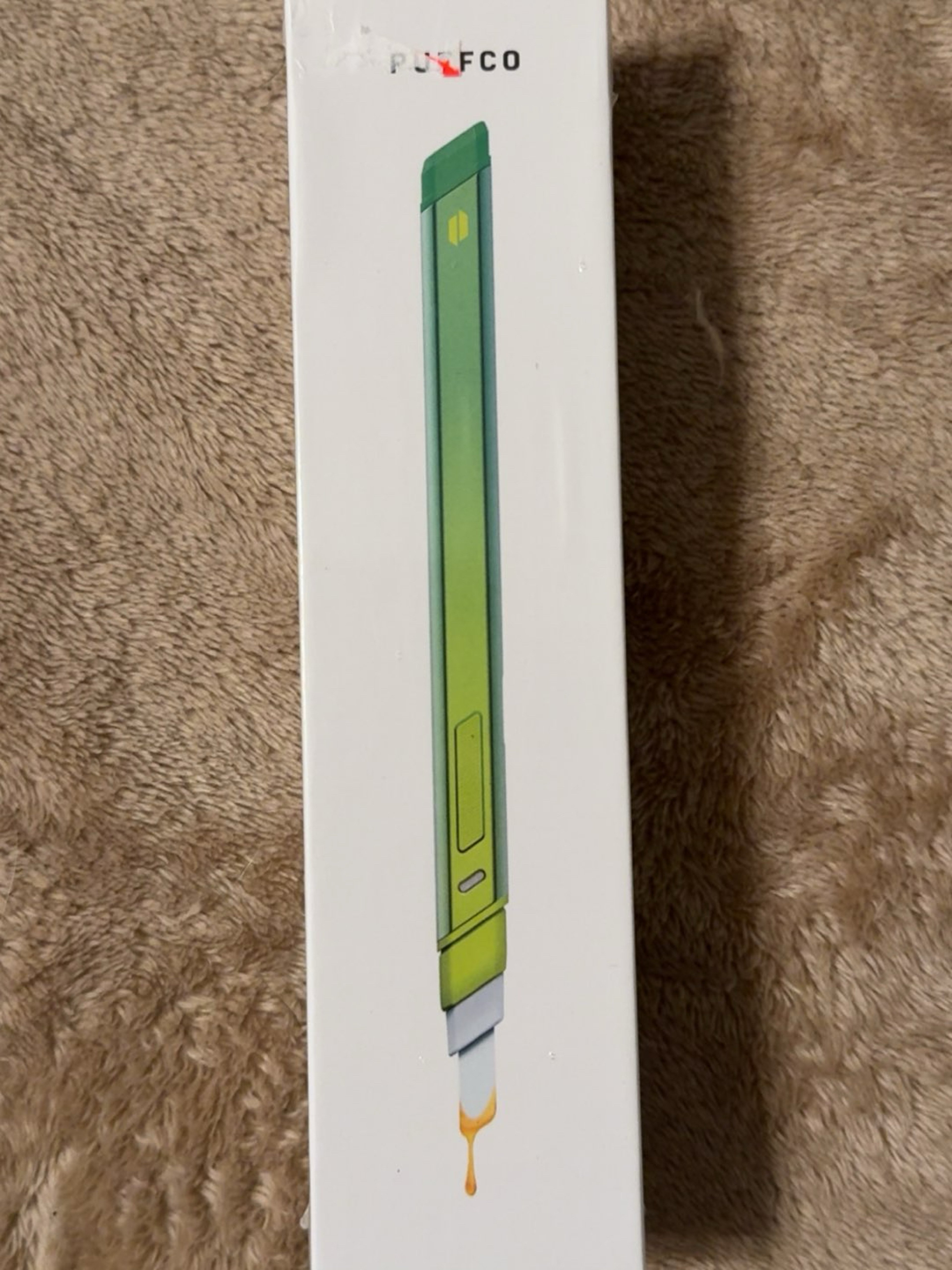 Preview pic of bright green hot knife