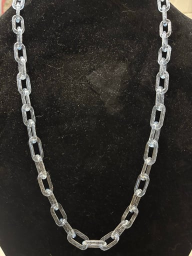 Preview pic of Light blue chain with uv