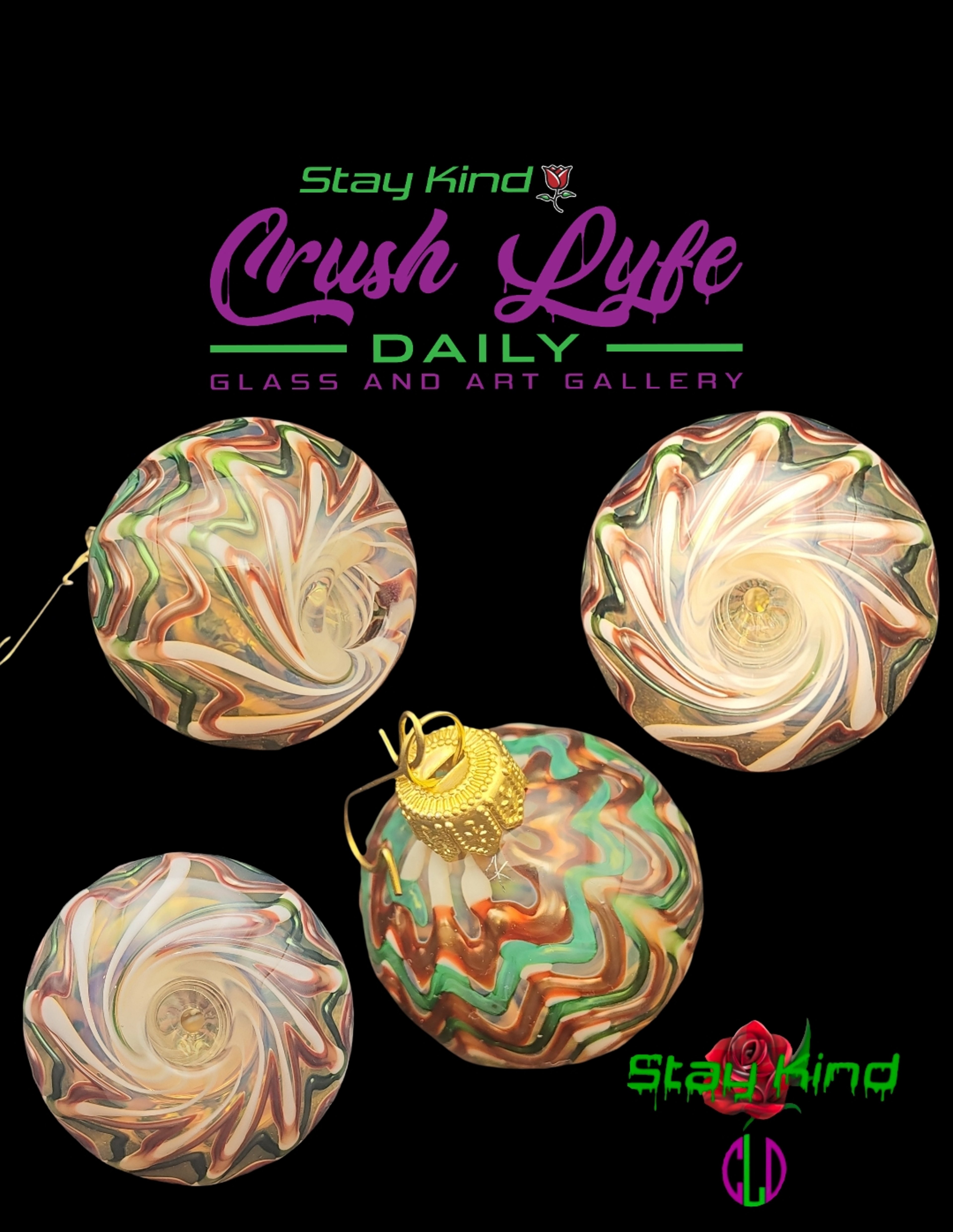 Firekist Functional Glass Ornament image 0