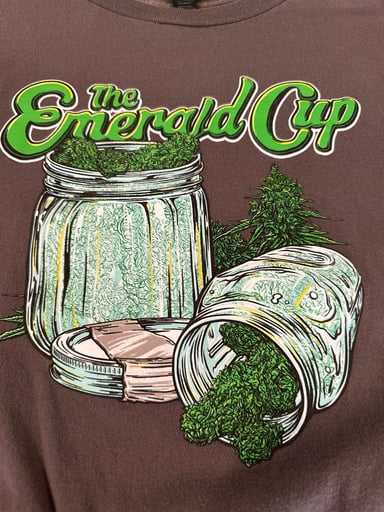 Preview pic of Emerald cup staff T shirt