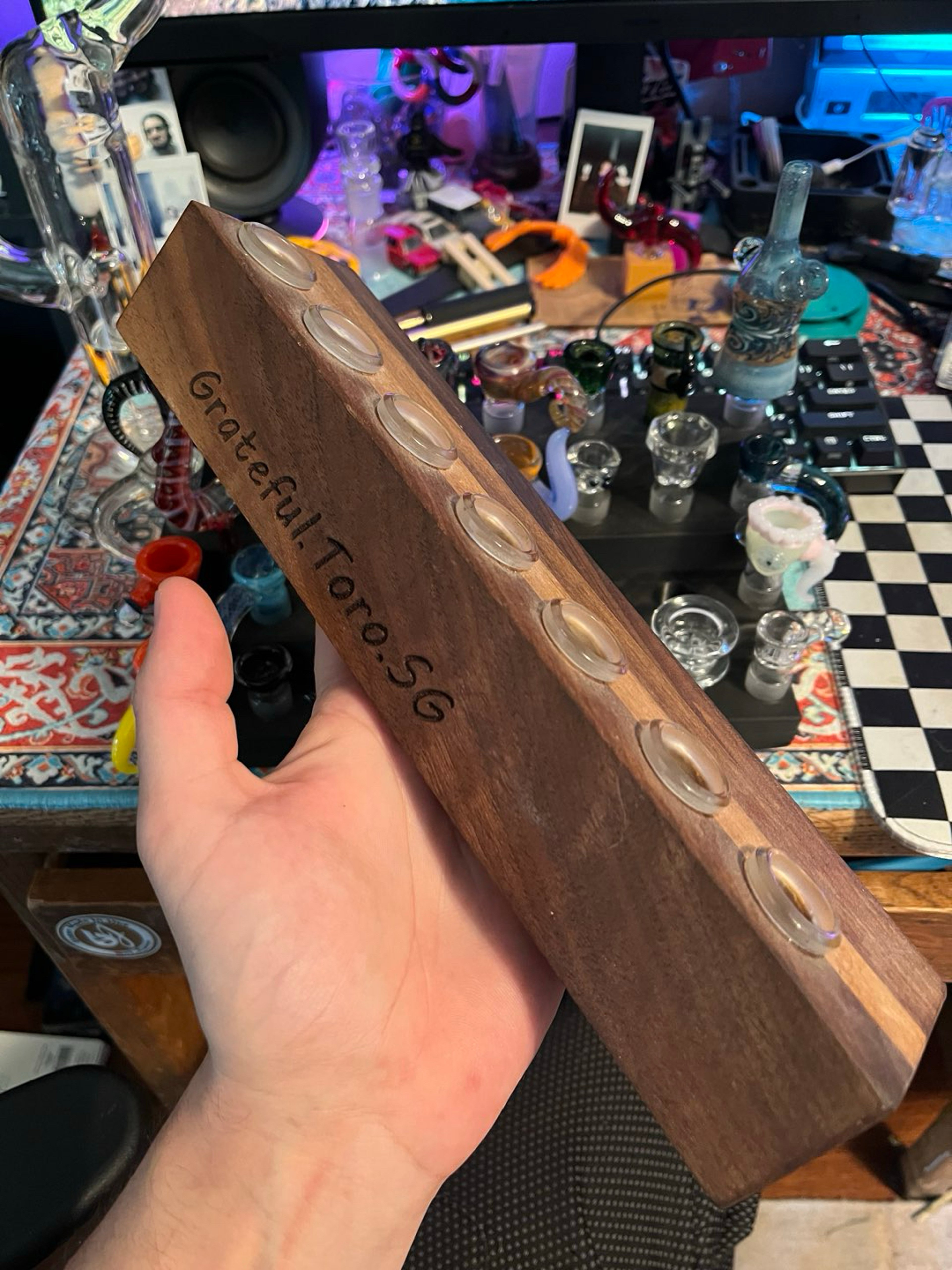 Preview pic of 7 hole 18mm slide stand