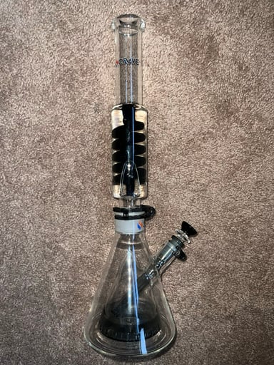 Preview pic of Crave Freezable Glycerin Coil Beaker Bong (Brand New)
