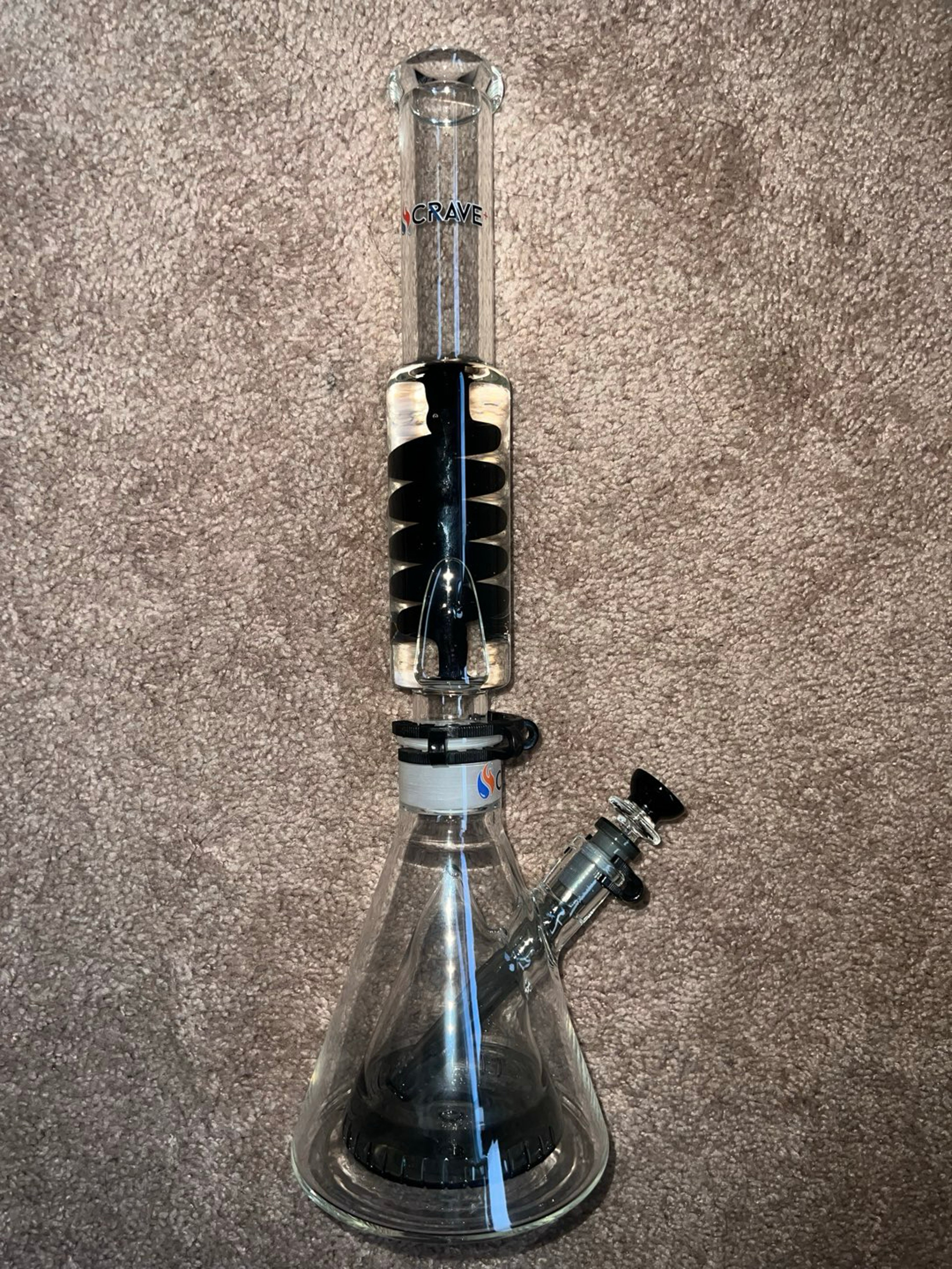 Crave Freezable Glycerin Coil Beaker Bong (Brand New) image 0