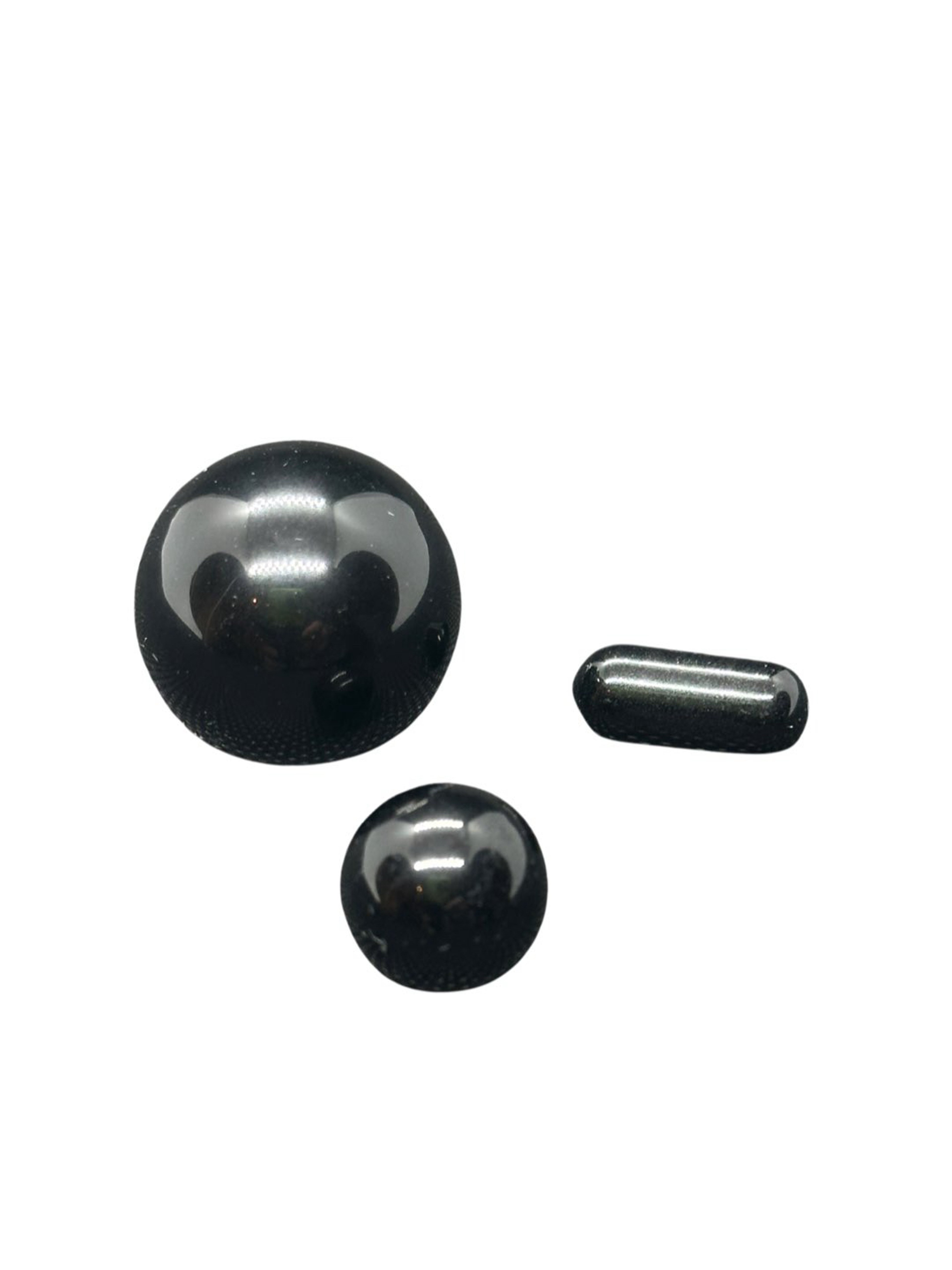 Marble Terp Slurper Pearls Set - Black image 0