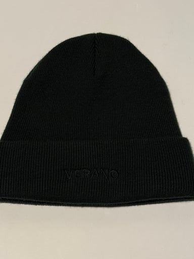 Preview pic of Verano Brands Black on Black Beanie