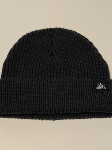 Preview pic of Wana Brand Chunky Knit Charcoal Beanie