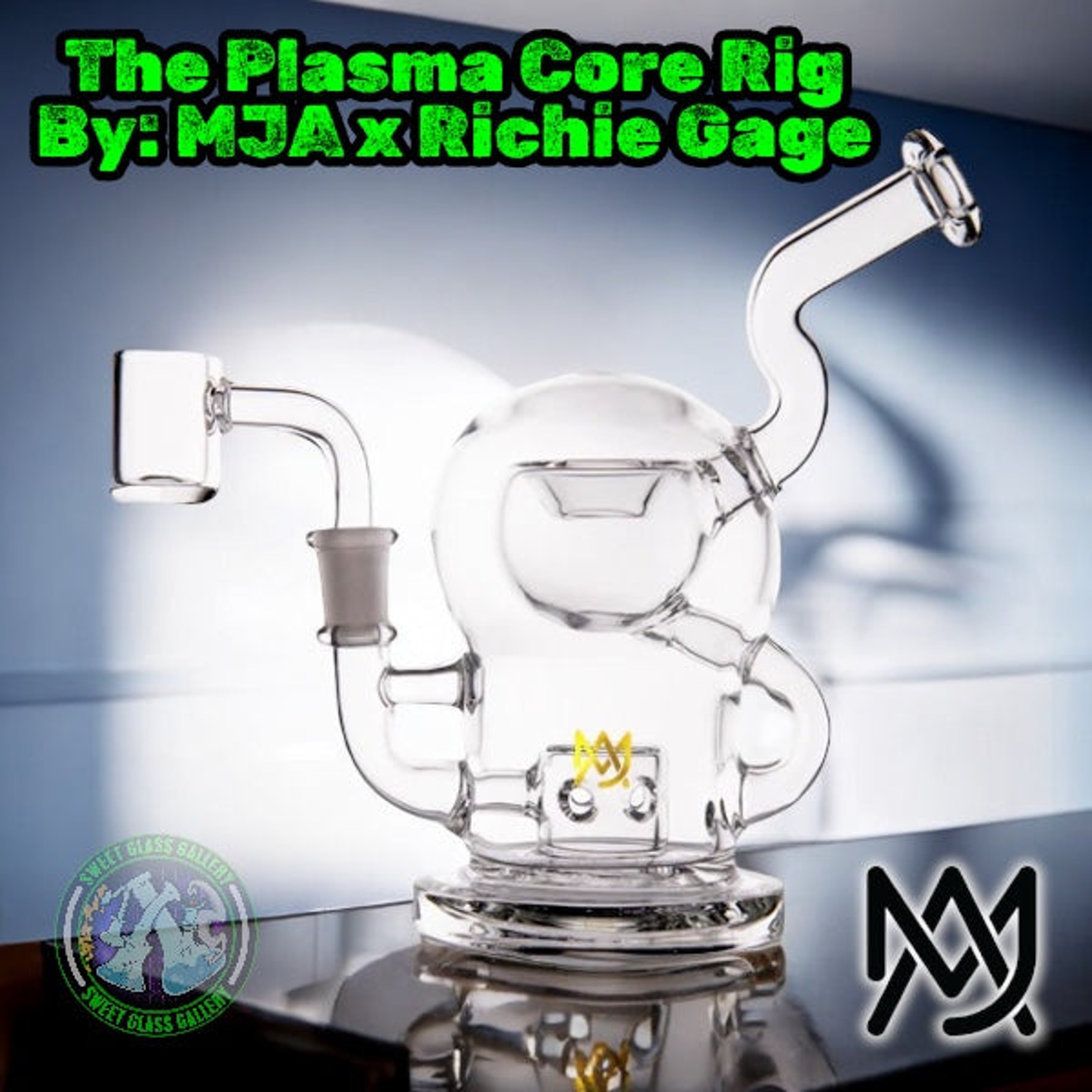Preview pic of MJ Arsenal x Richie Gage -  Mini Dab Rig - The Plasma Core