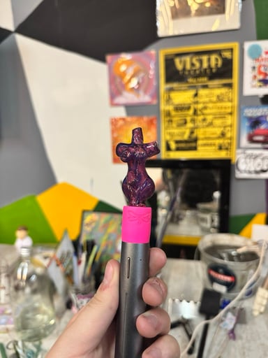 Preview pic of LissaMelts Royal Jelly Torso Pivot Top w/ auto terp pearl spinner