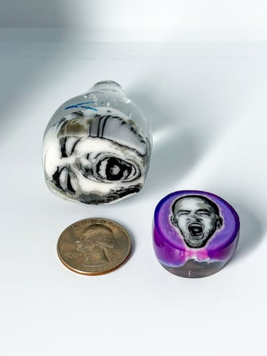 Preview pic of Mac Miller Millie End Cane Set x SpookysGlass