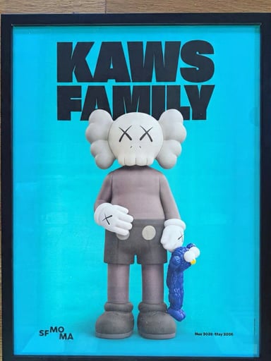 Preview pic of Exclusive Kaws SF MOMA Prints