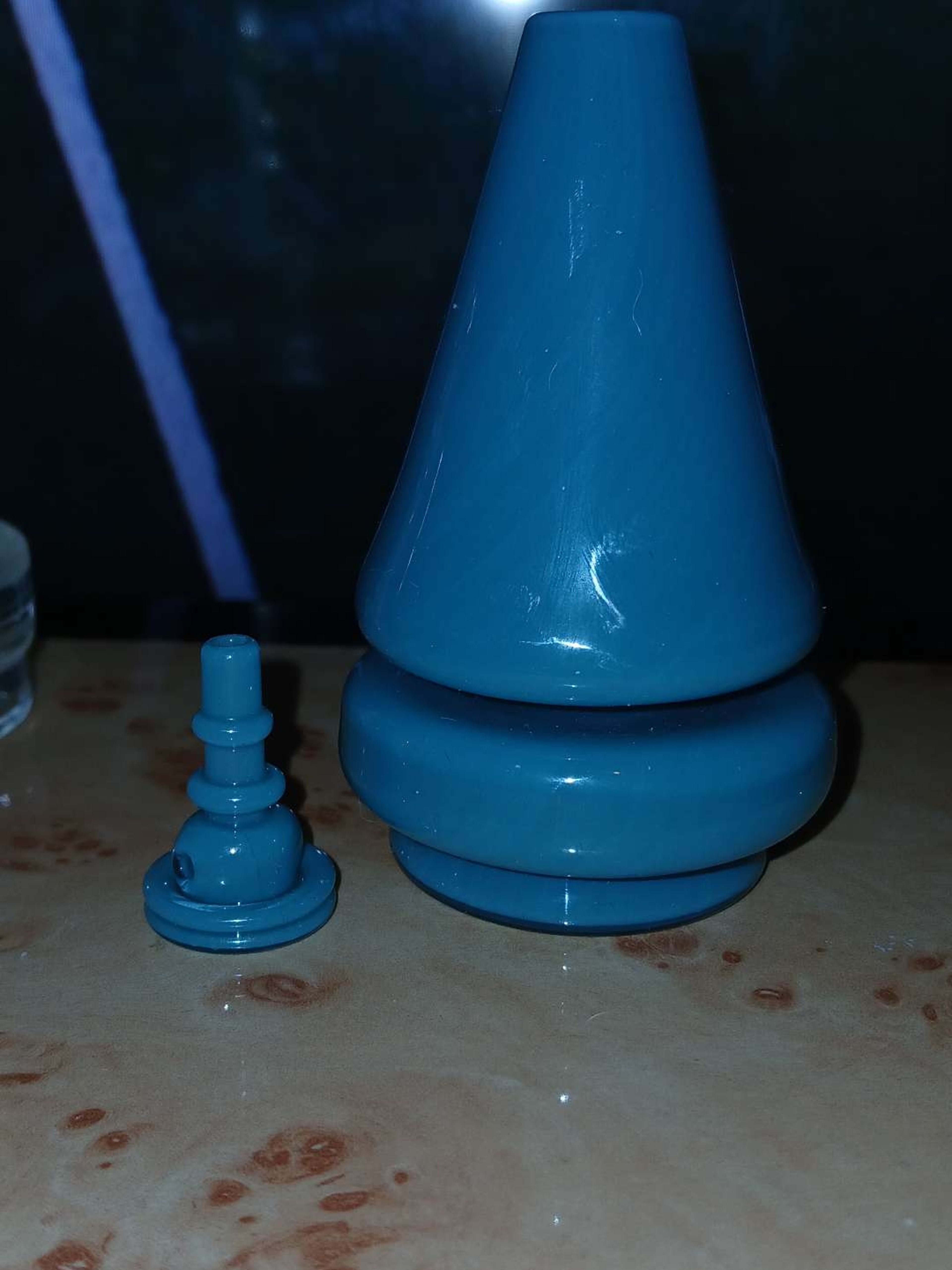 Puffco Dry Top in Aqua Azul w/3DXL Joystick image 0