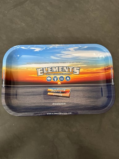 Preview pic of Elements small metal rolling tray 10.8”X7”X1”