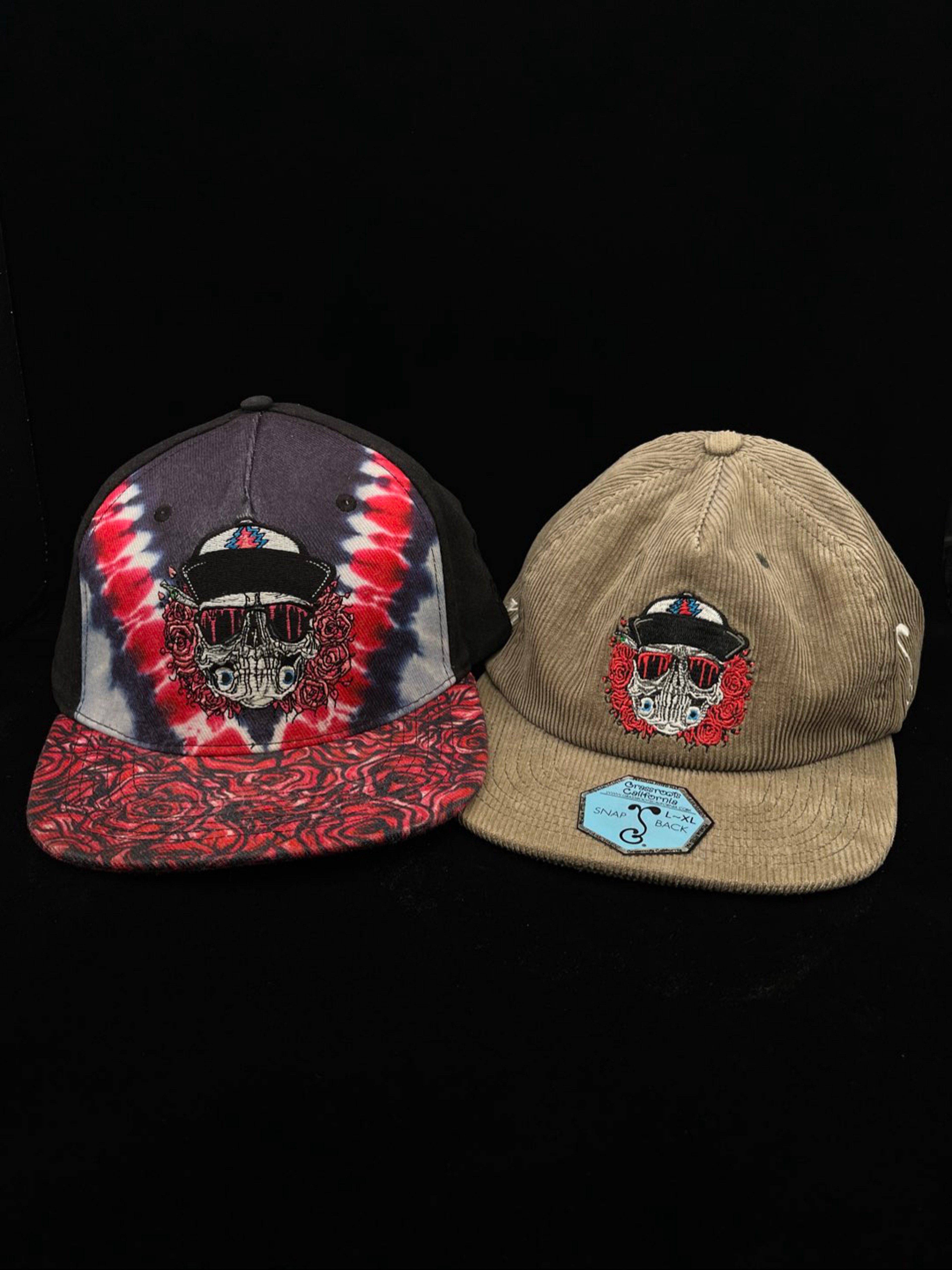 Preview pic of Bundle: L/XL Easy Bertha SnapBack Hats by Aaron Brooks (abrooksart) x Grassrootsp