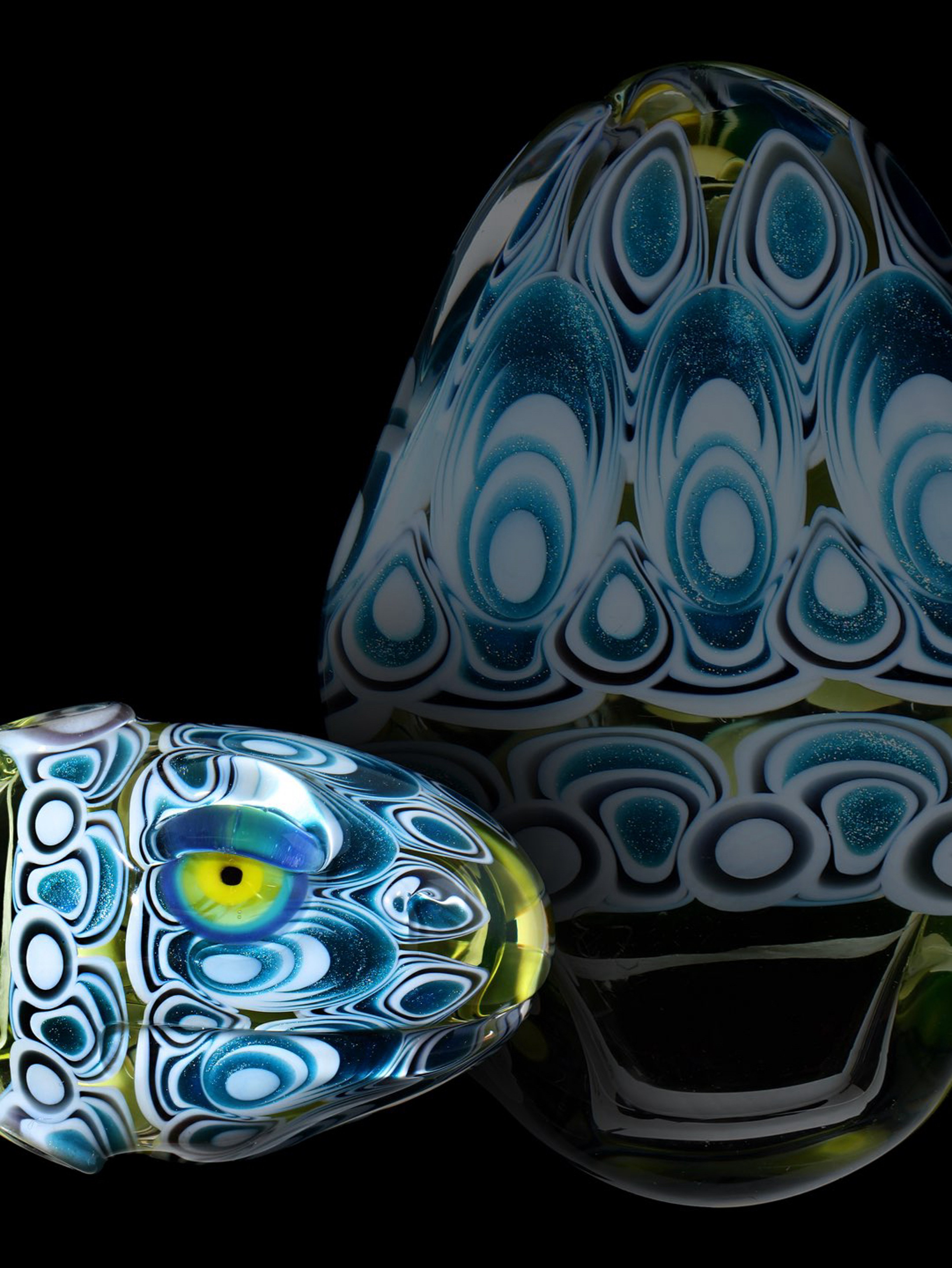 Elbo x Yoshinori Kondo UV Dino Head Pendant image 0