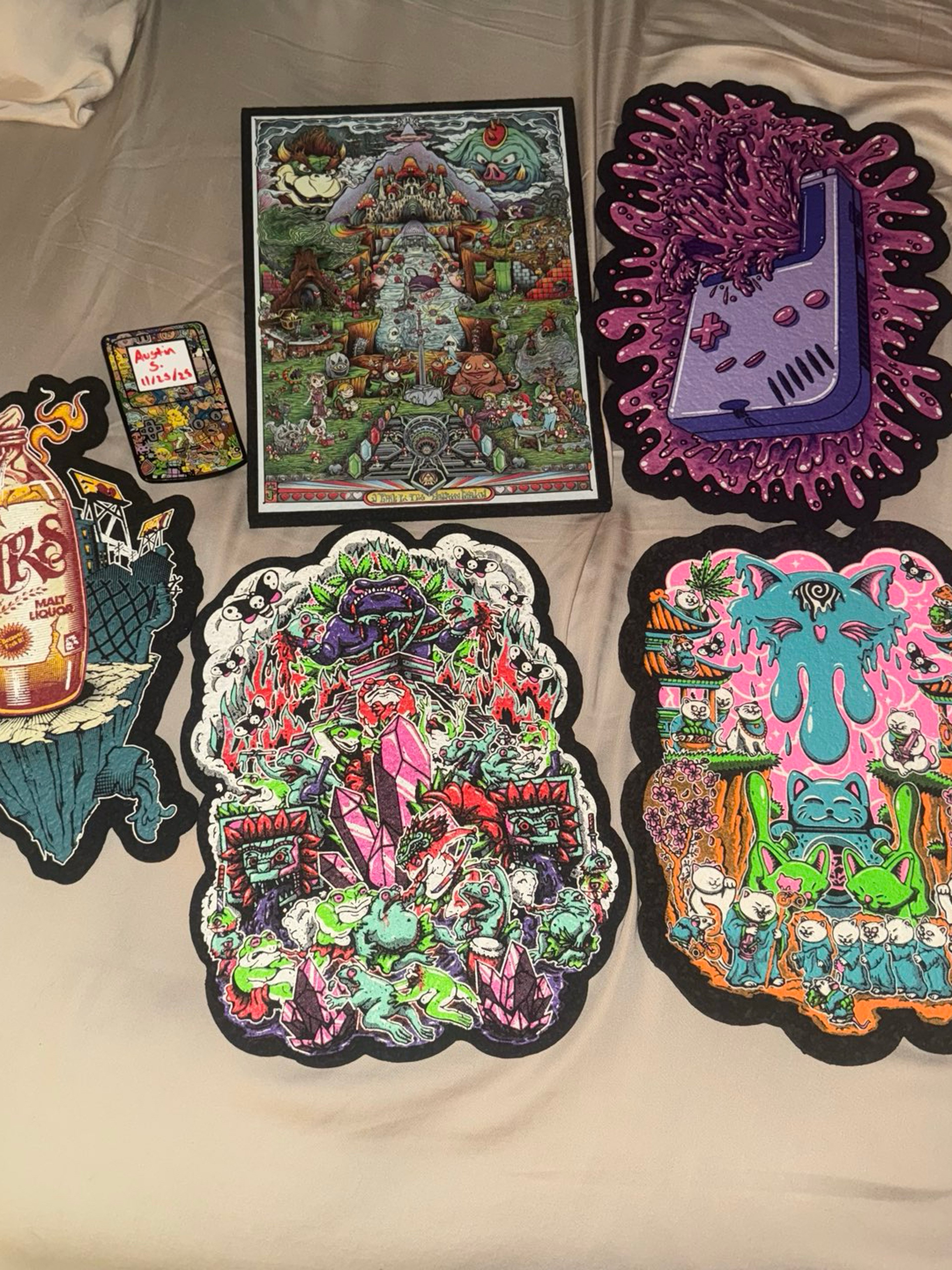 Preview pic of Available mats. Please send offers!