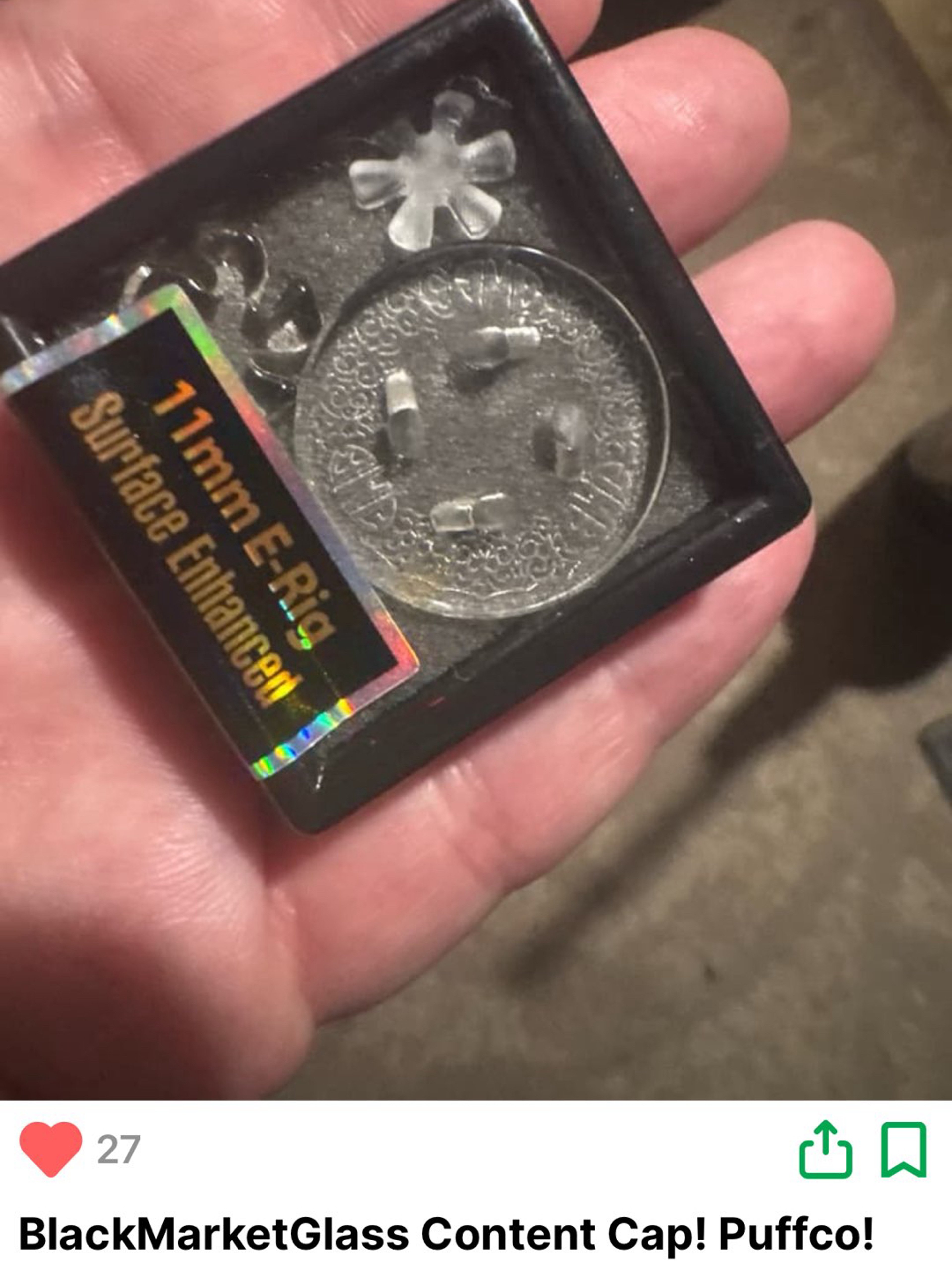 Preview pic of Three item sale. Zen cap, vortex marble, content cap.