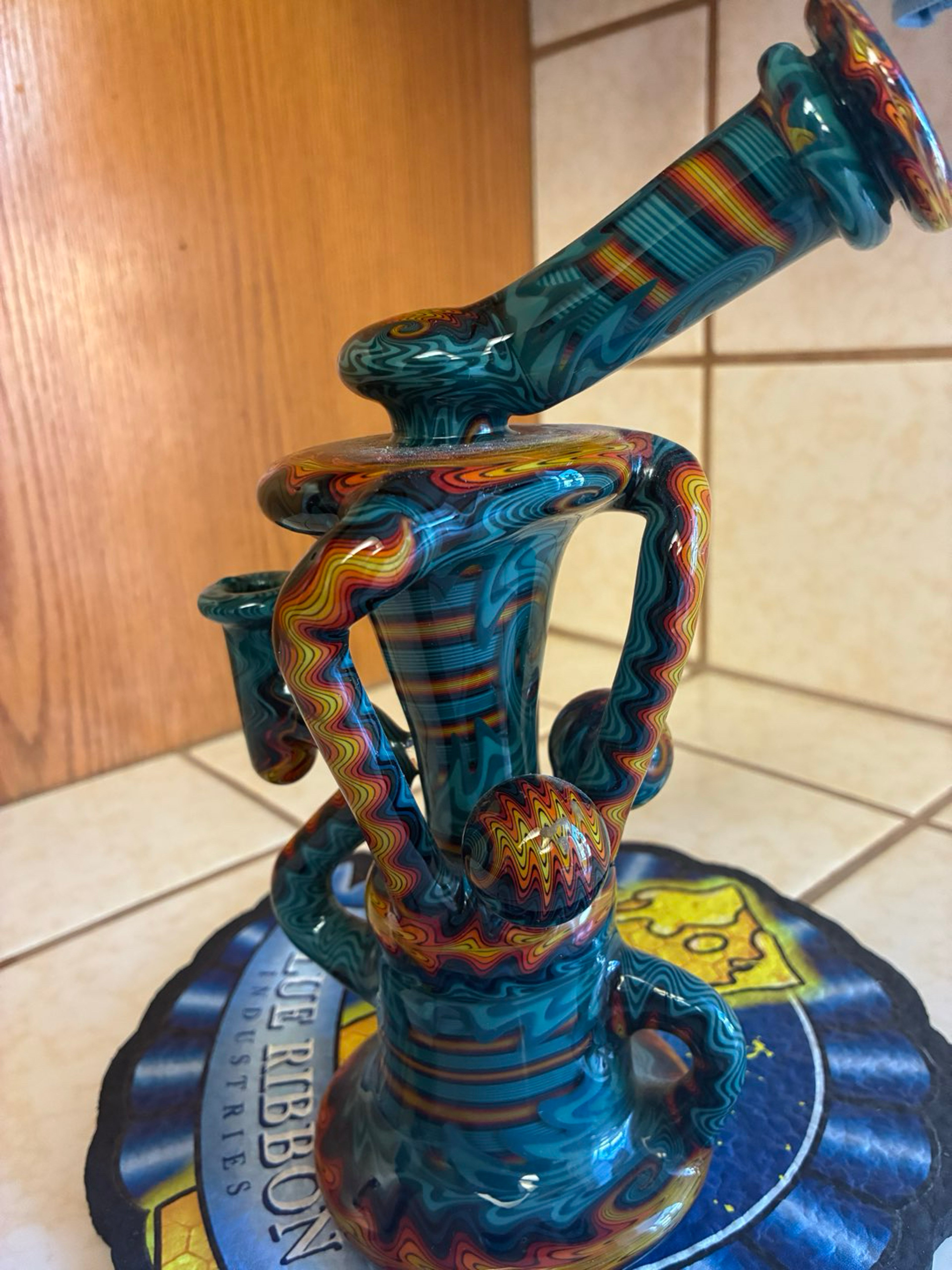 Preview pic of Andy g glass  Triple Up, Fully Worked, Fire & Ice Klien