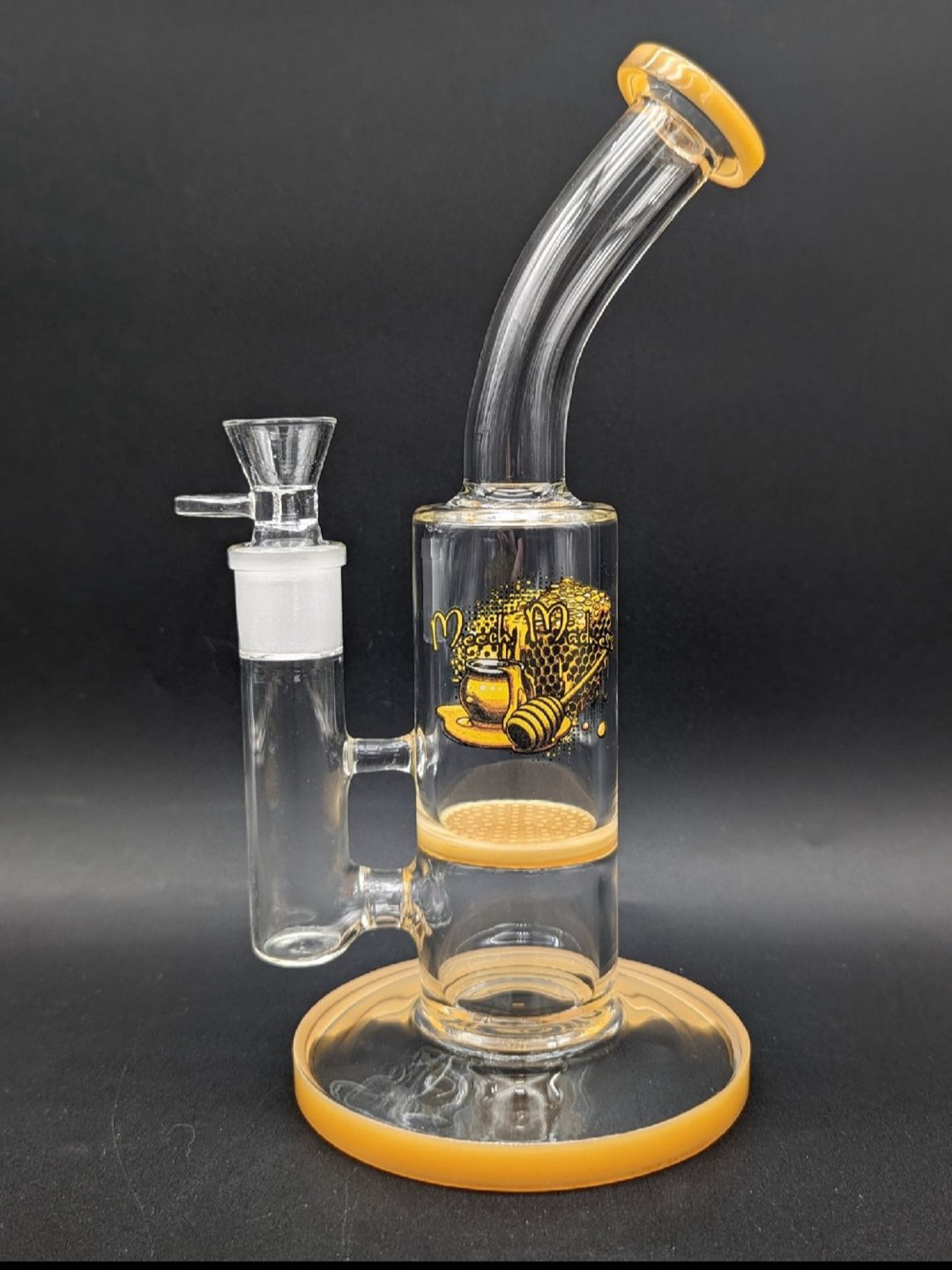 Preview pic of Meech Madness Honeycomb Bent Neck Bong