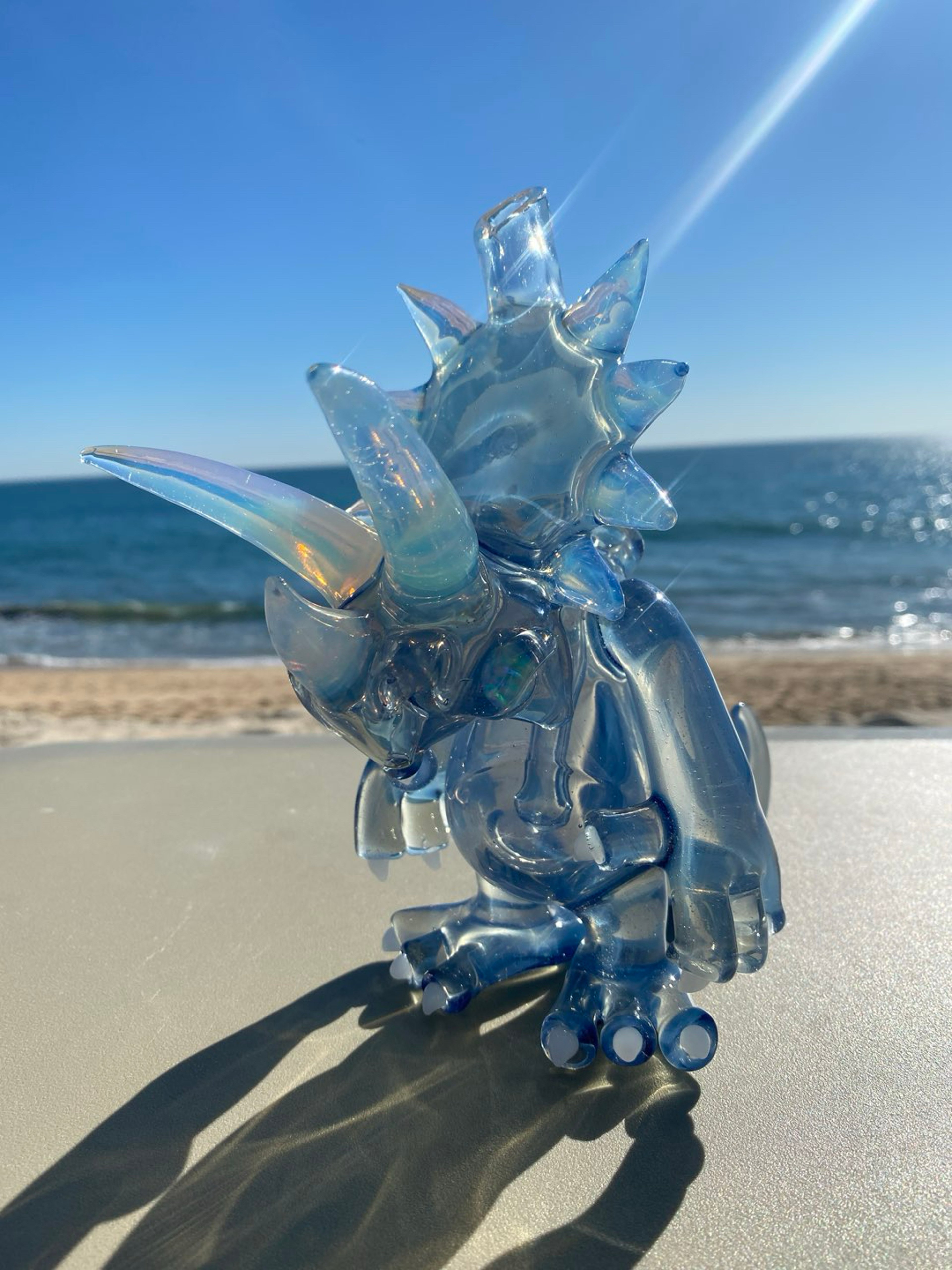 Nerv glass Triceratops image 0
