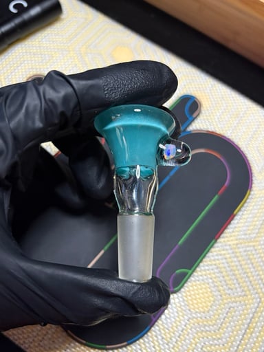 Preview pic of *KYLE KELLER* 🩵 Worked Agua Azul Frit with Opal Accent 🩵