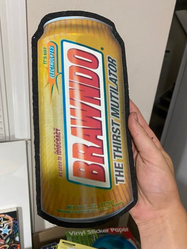 Preview pic of Brawndo can mat