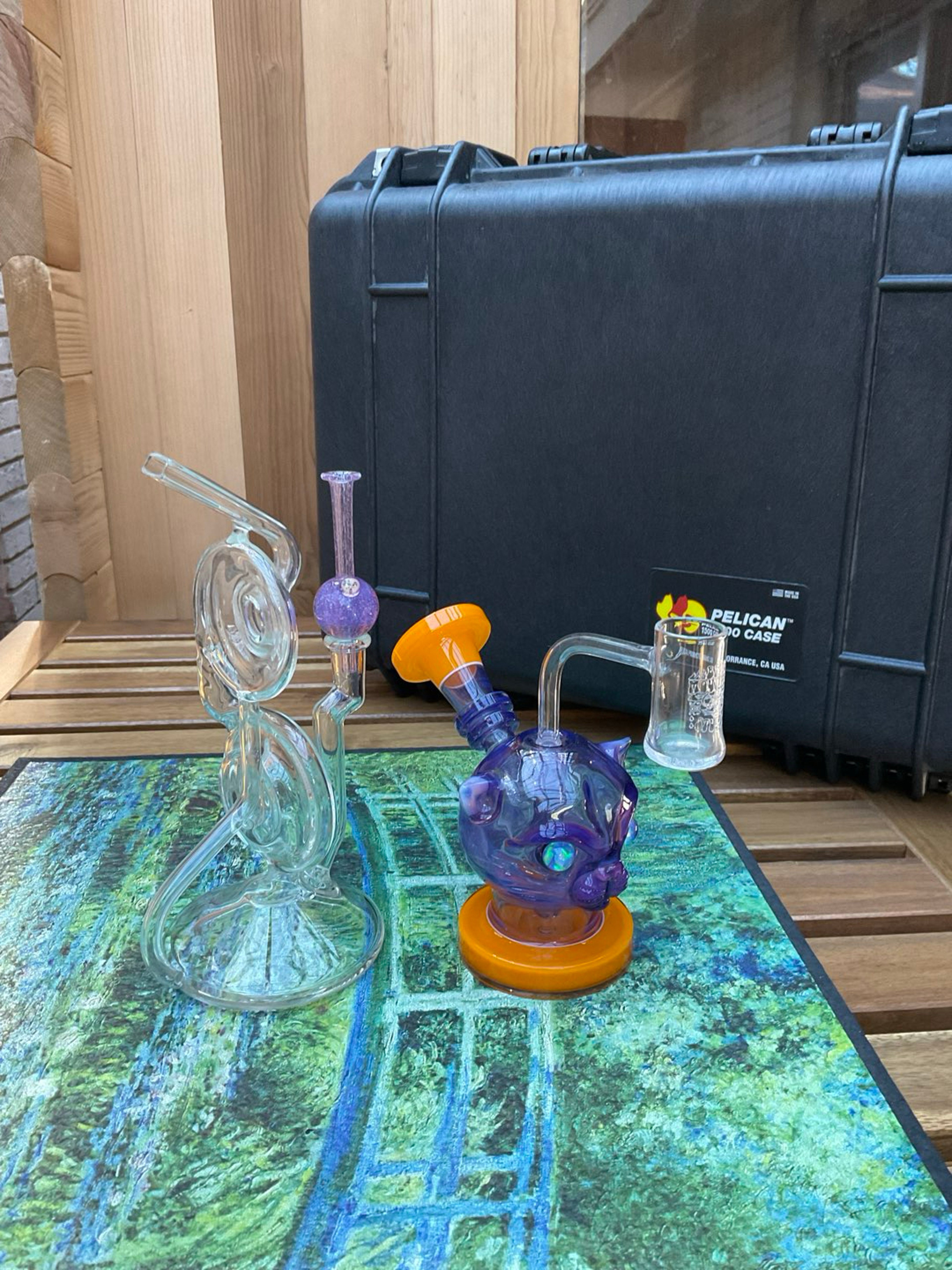 Preview pic of 2 Rigs Full setup Scolari x Nate Belmont, Mark Andrews Cap, BMS Banger