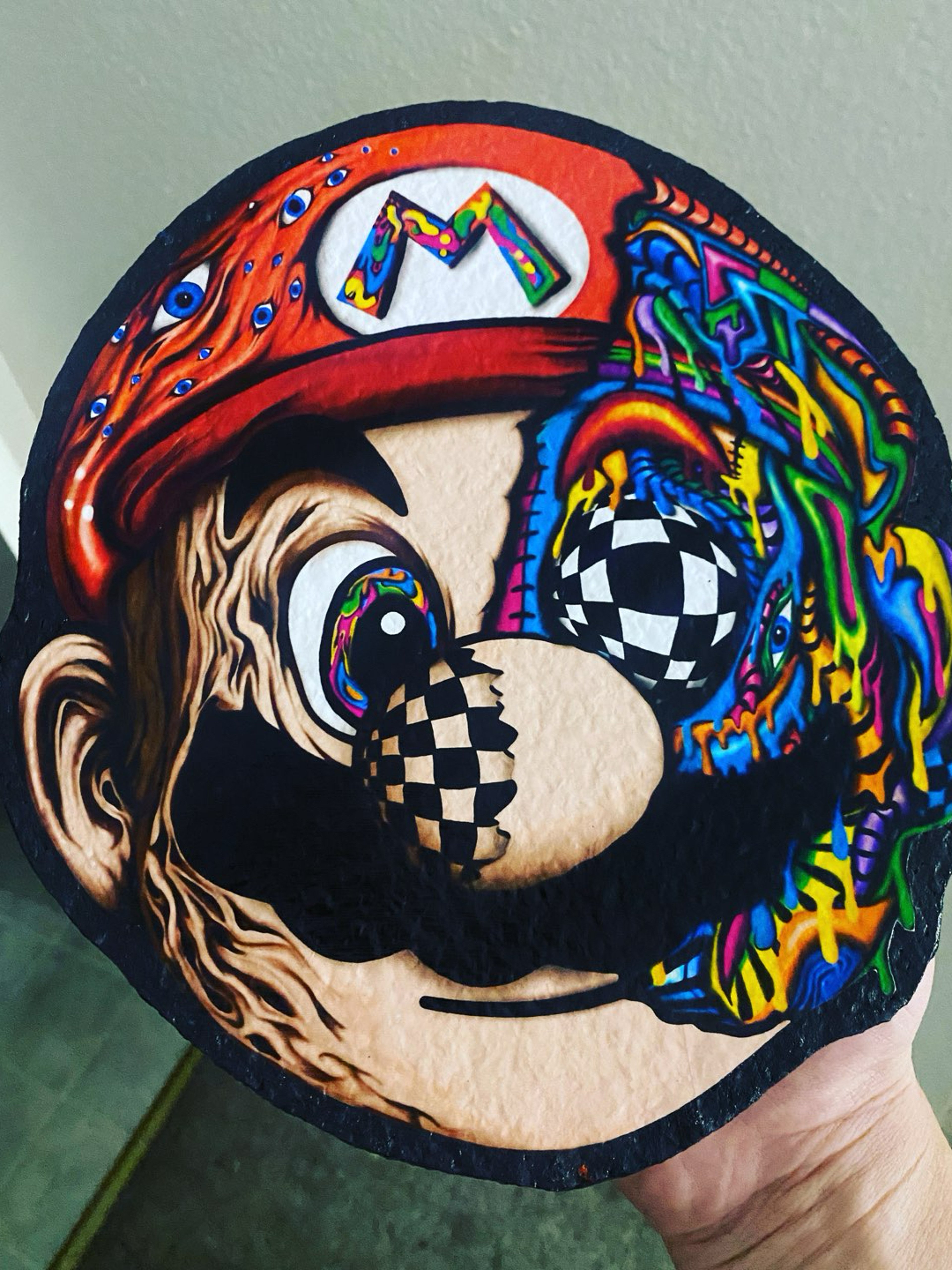 Trippy mario mat image 0