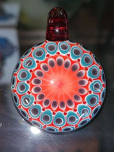 Preview pic of Olour Glass Dotstack Pendant