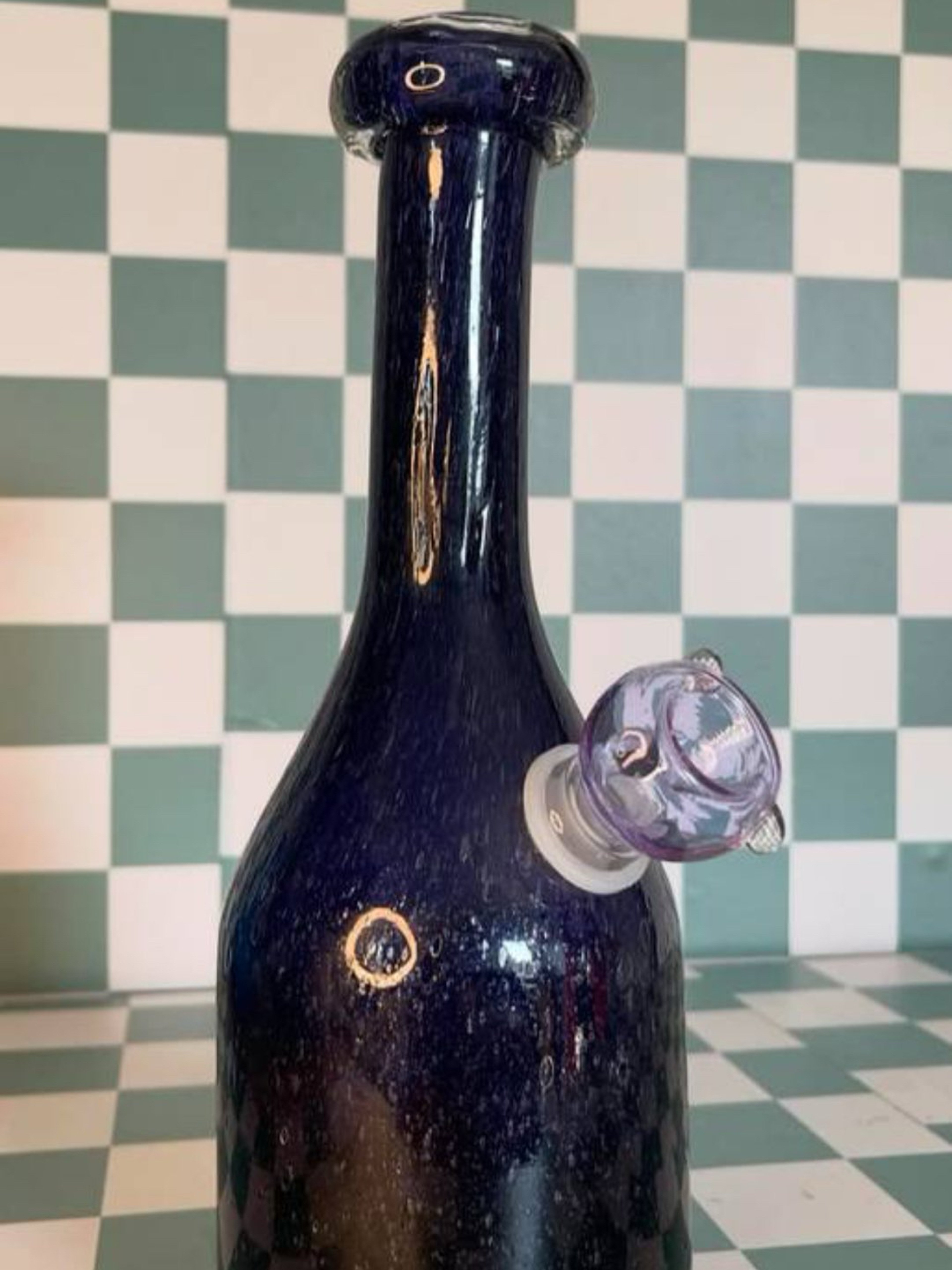 Preview pic of Upcycled Murano Pulegoso decanter