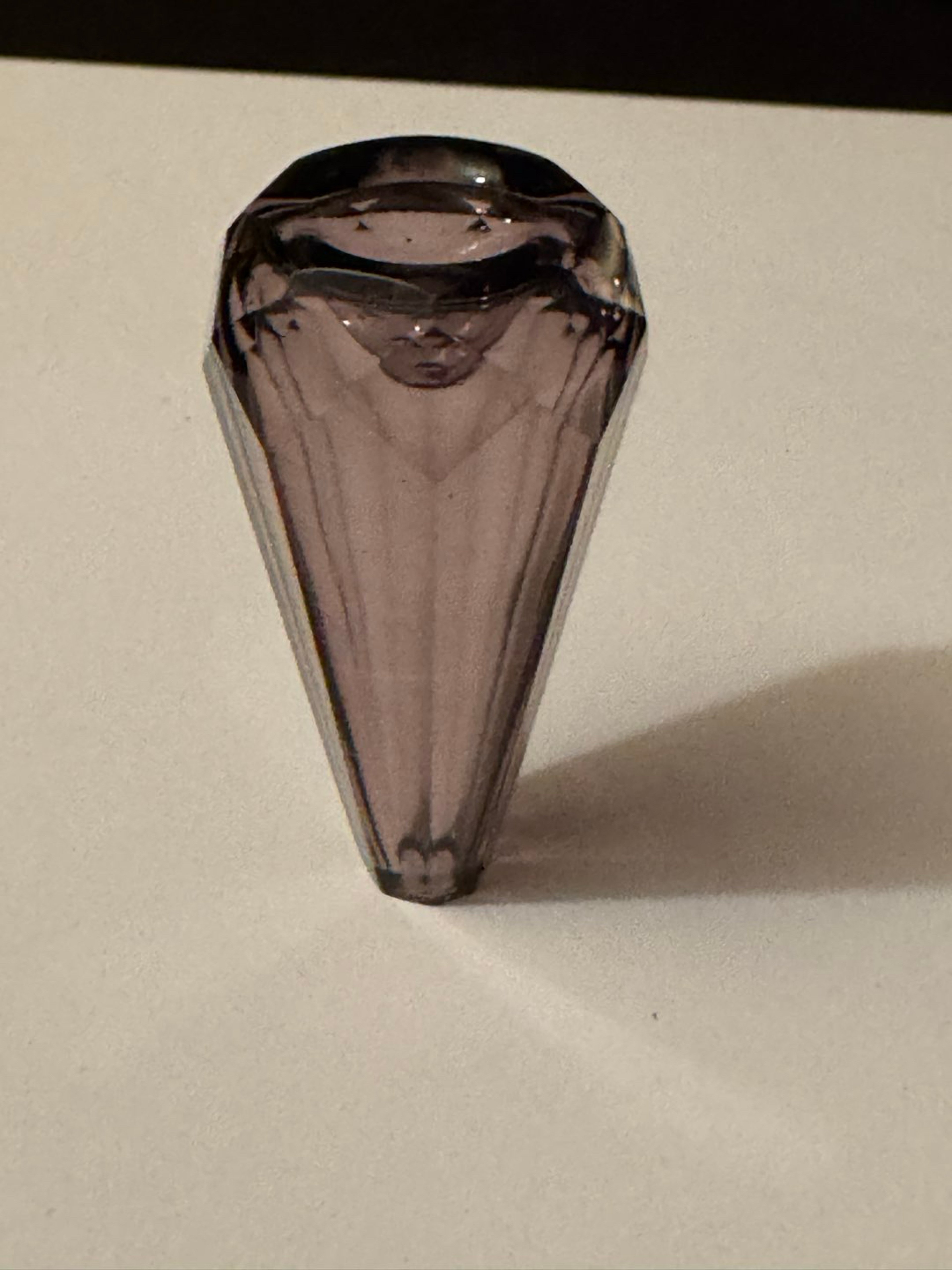 Preview pic of Kid glass Chillum multi faceted