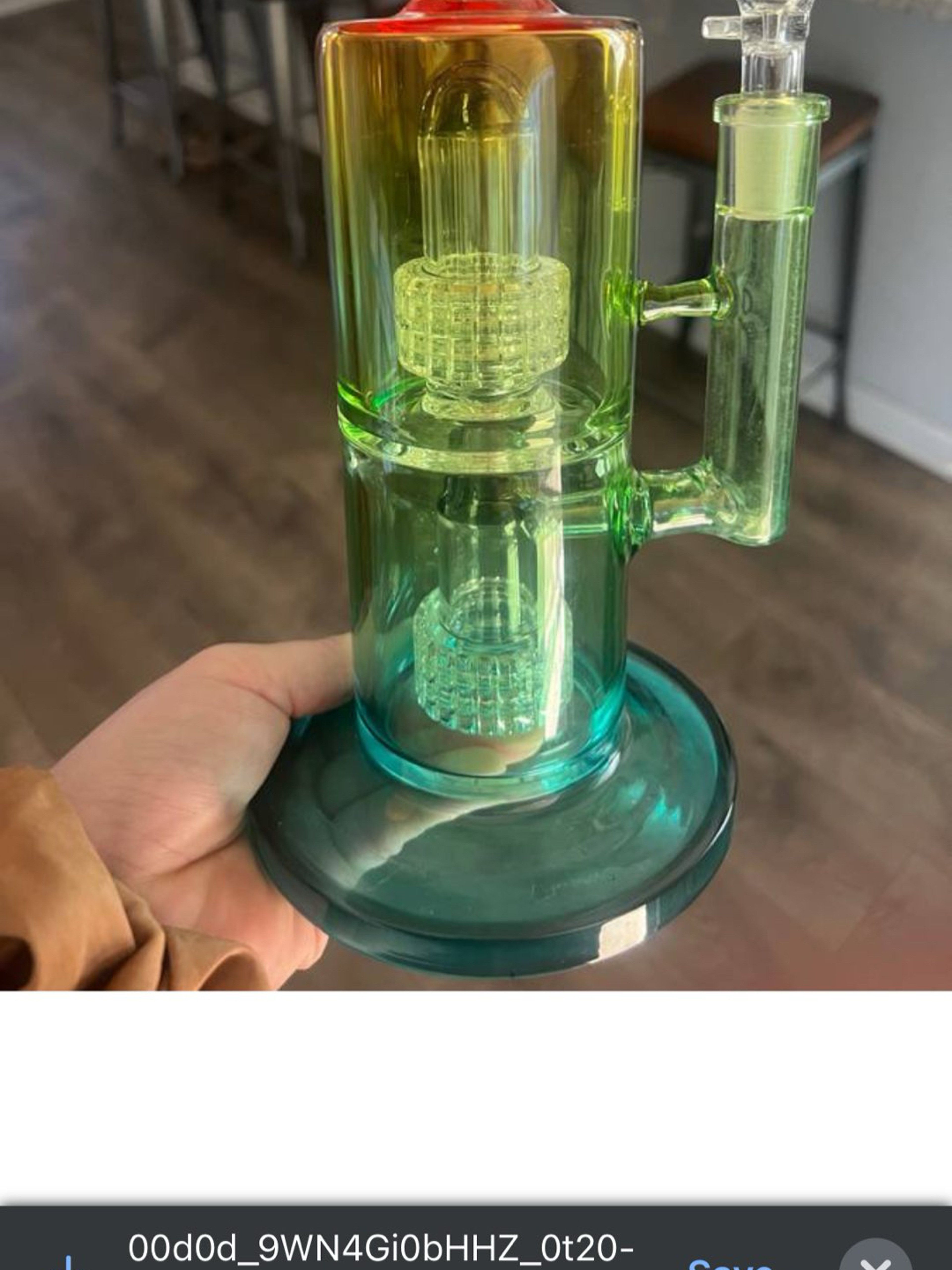 Preview pic of Rainbow water pipe + Mooselabs mouth peace