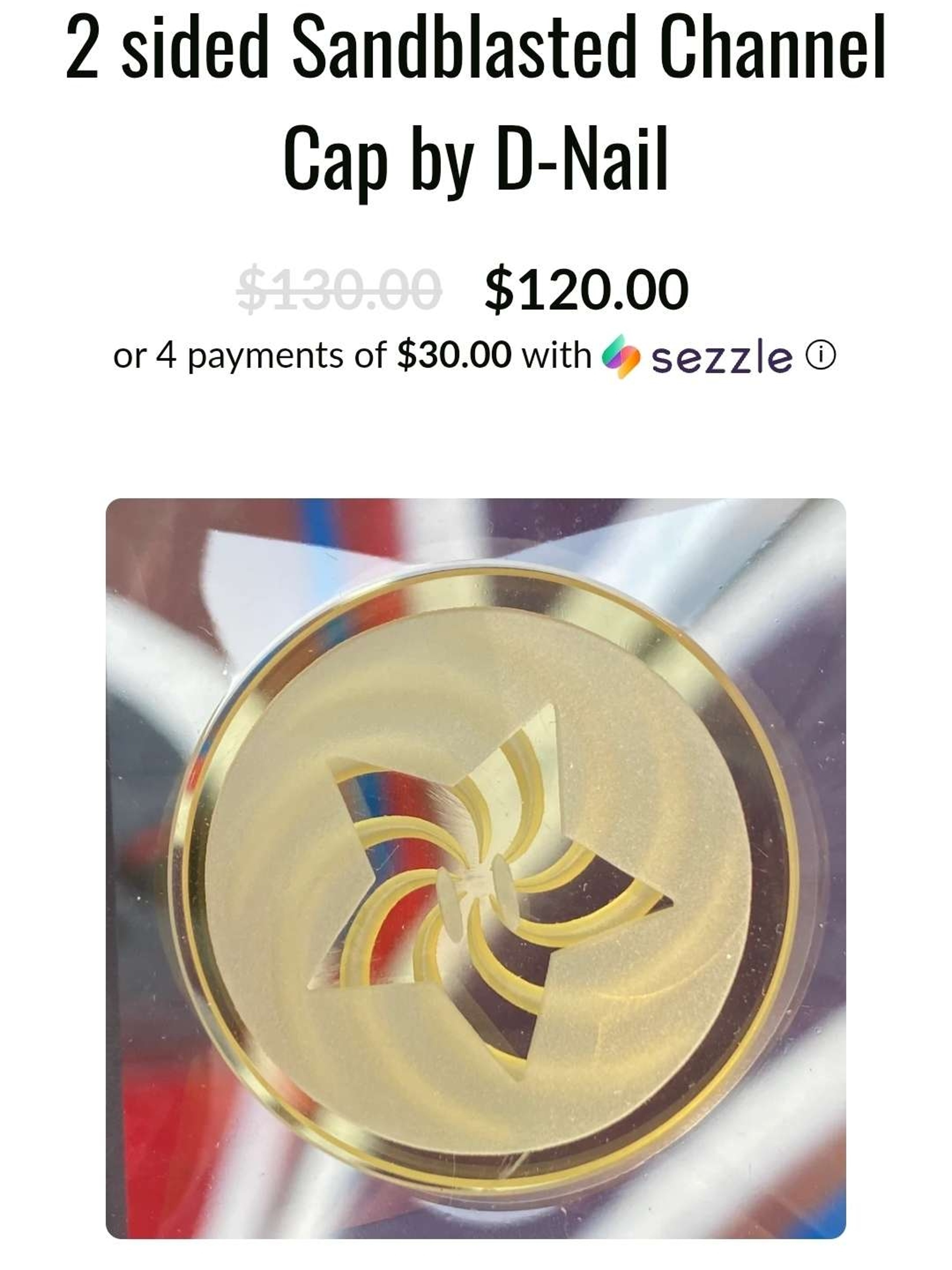 Preview pic of Sandblasted Channel Spinner Cap