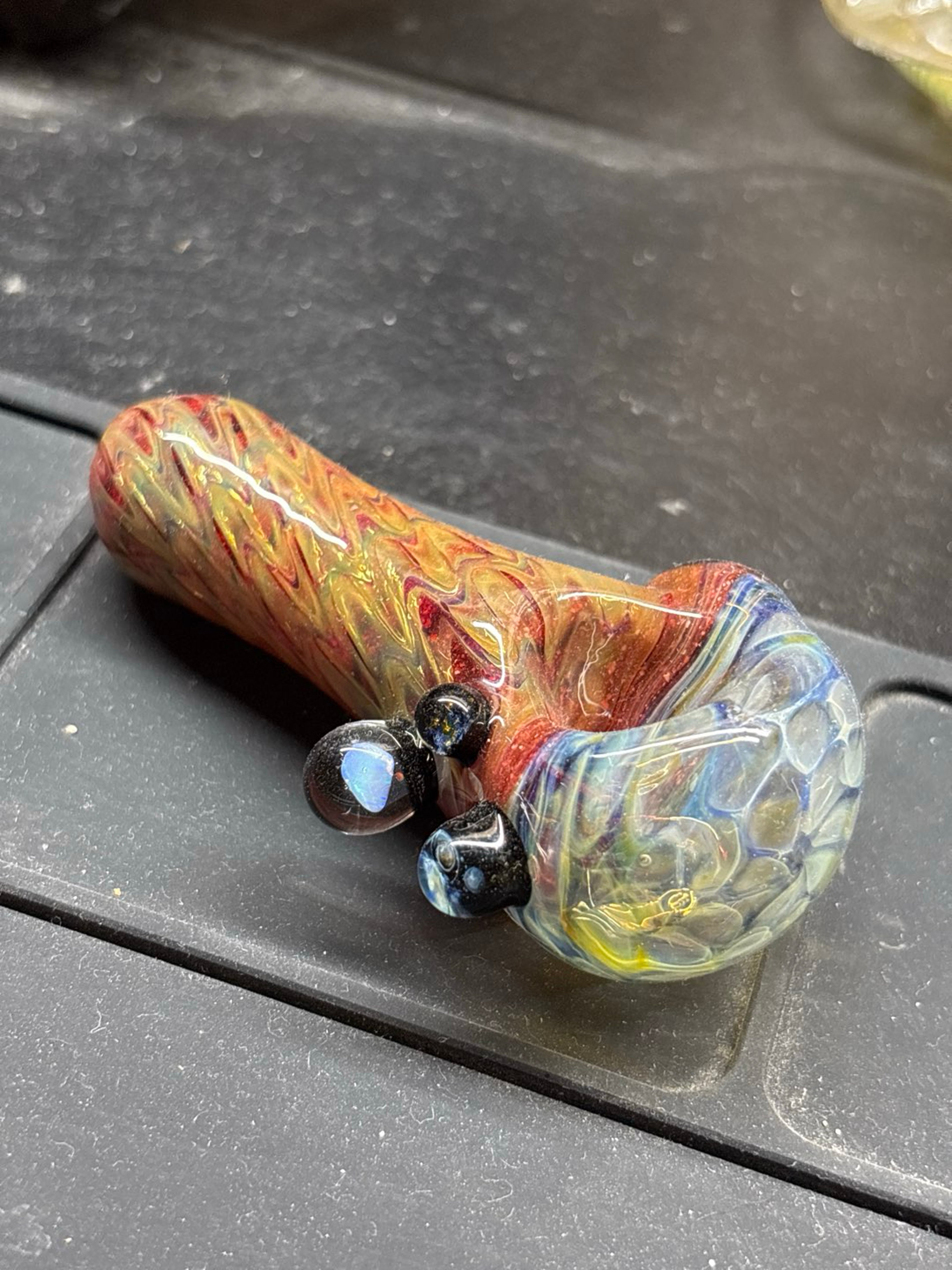 Preview pic of Gold and Silver fume pipe by Hashtray