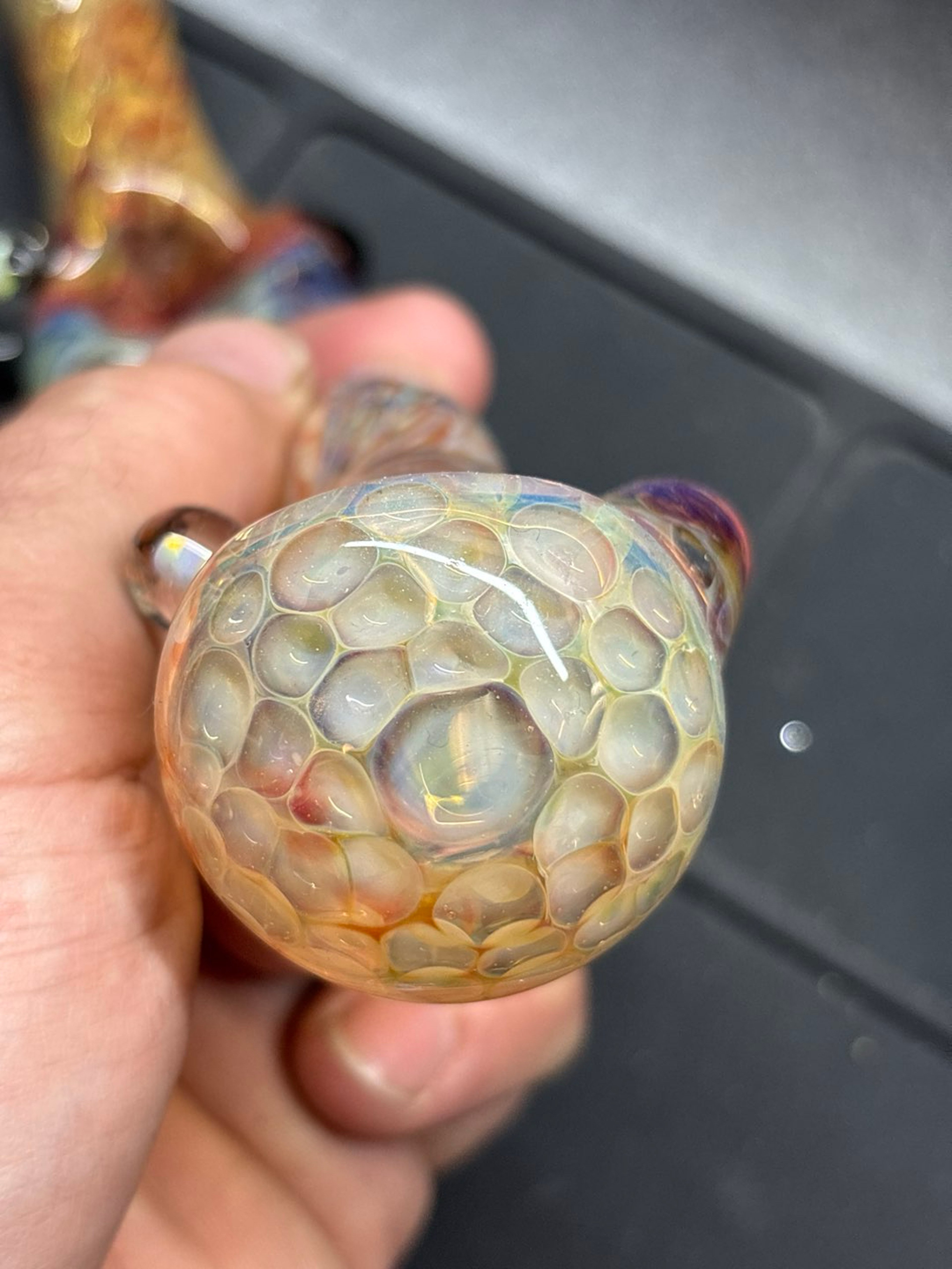 Preview pic of Silver fume hand pipe by Hashtray