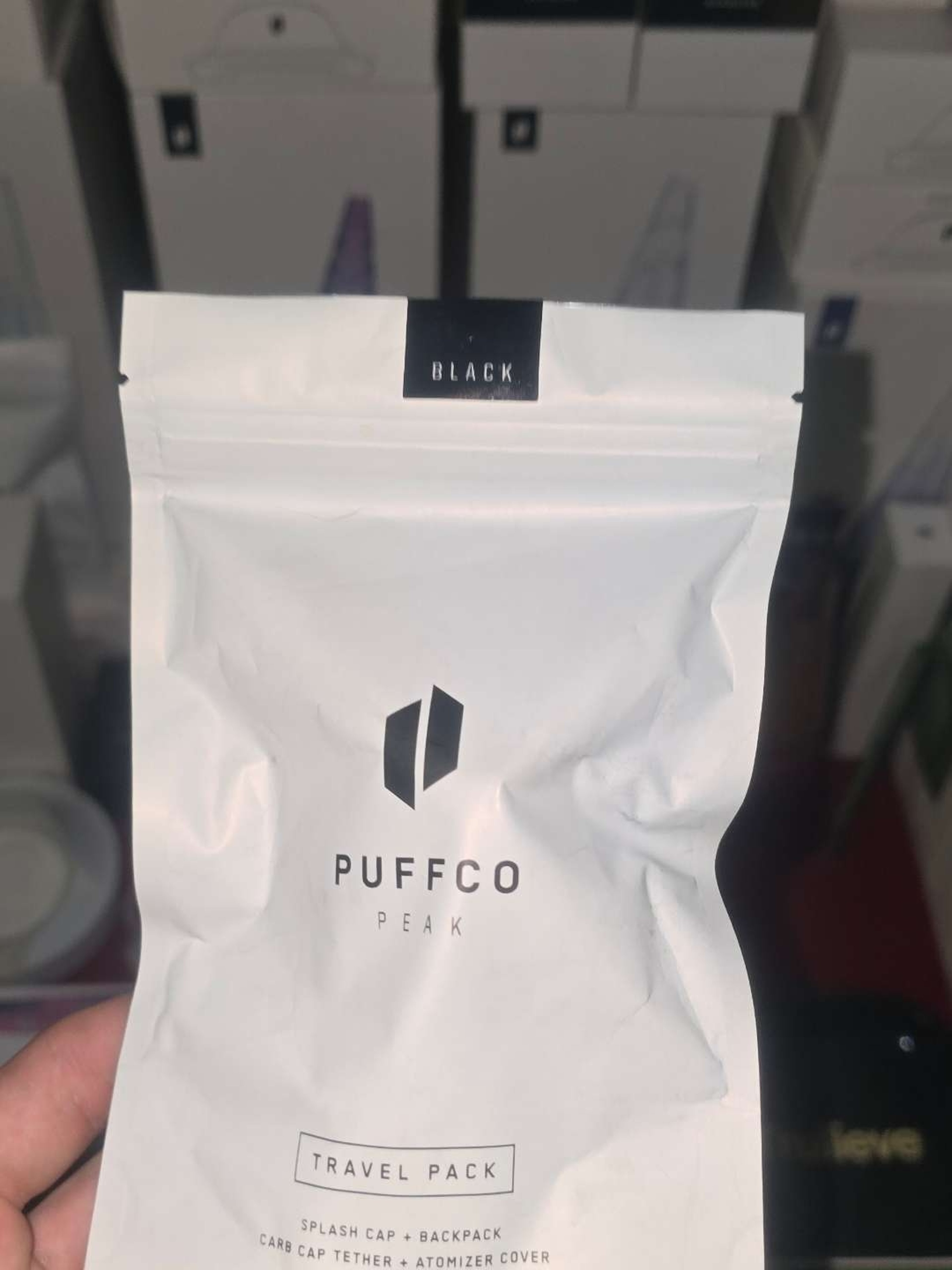 Preview pic of Black Puffco Peak Travel pack