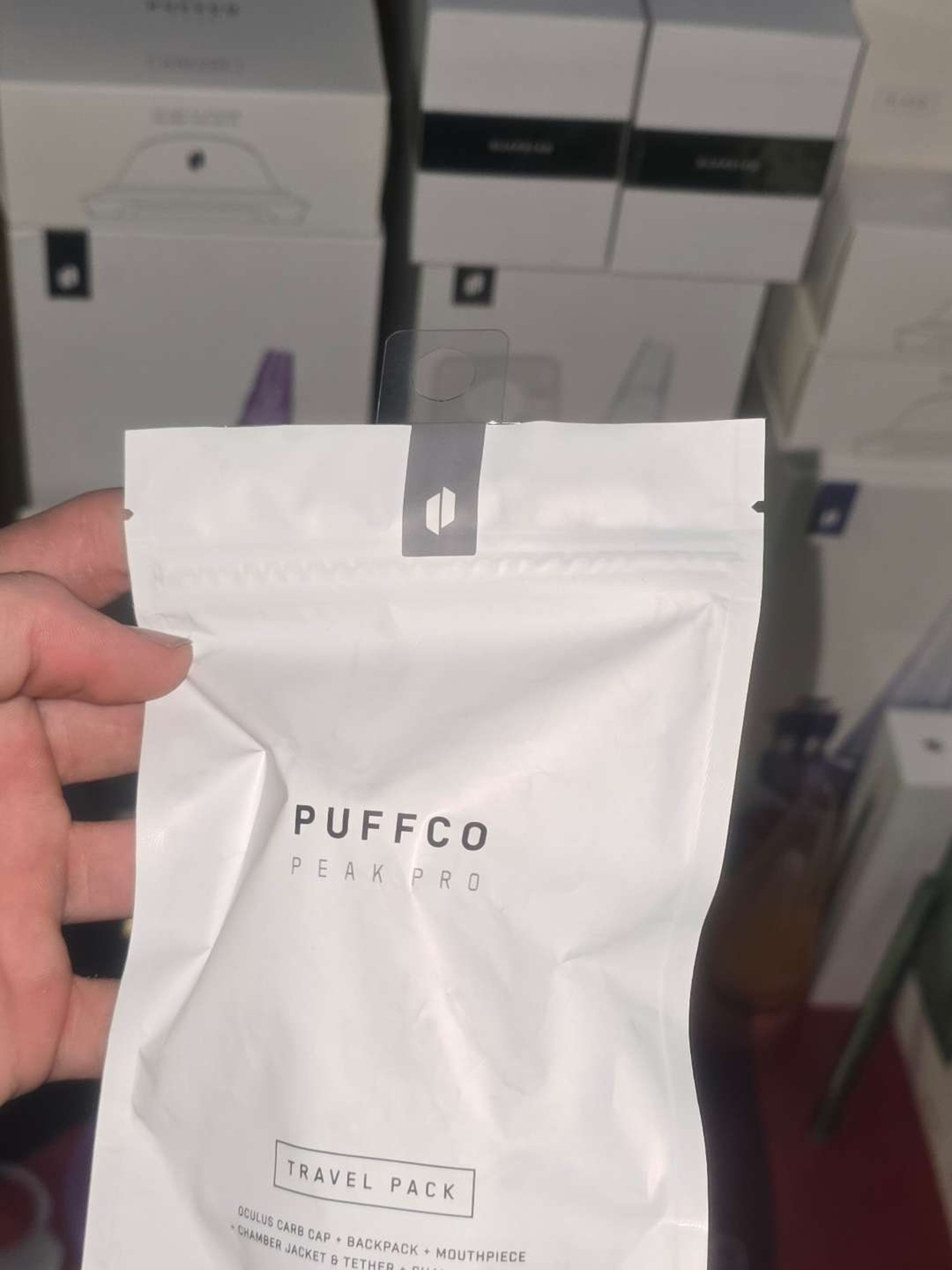 Preview pic of Grey Puffco peak pro travel pack