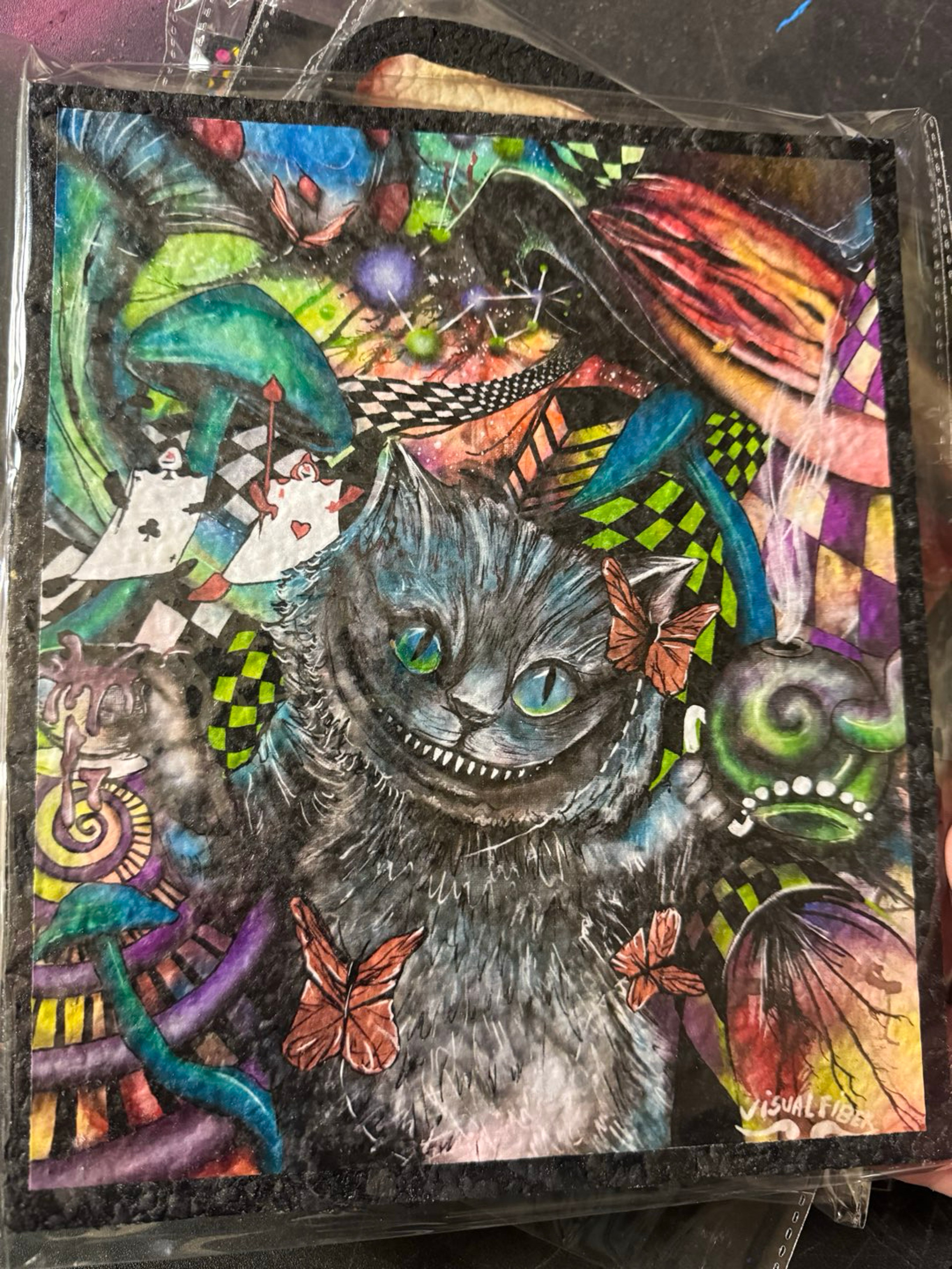 Preview pic of Cheshire cat dabmat