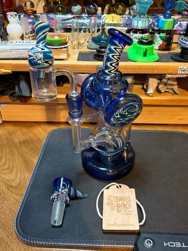 Preview pic of 🌀*Something* Blue Wig-Wag Dual Disc up-take Recycler 🌀